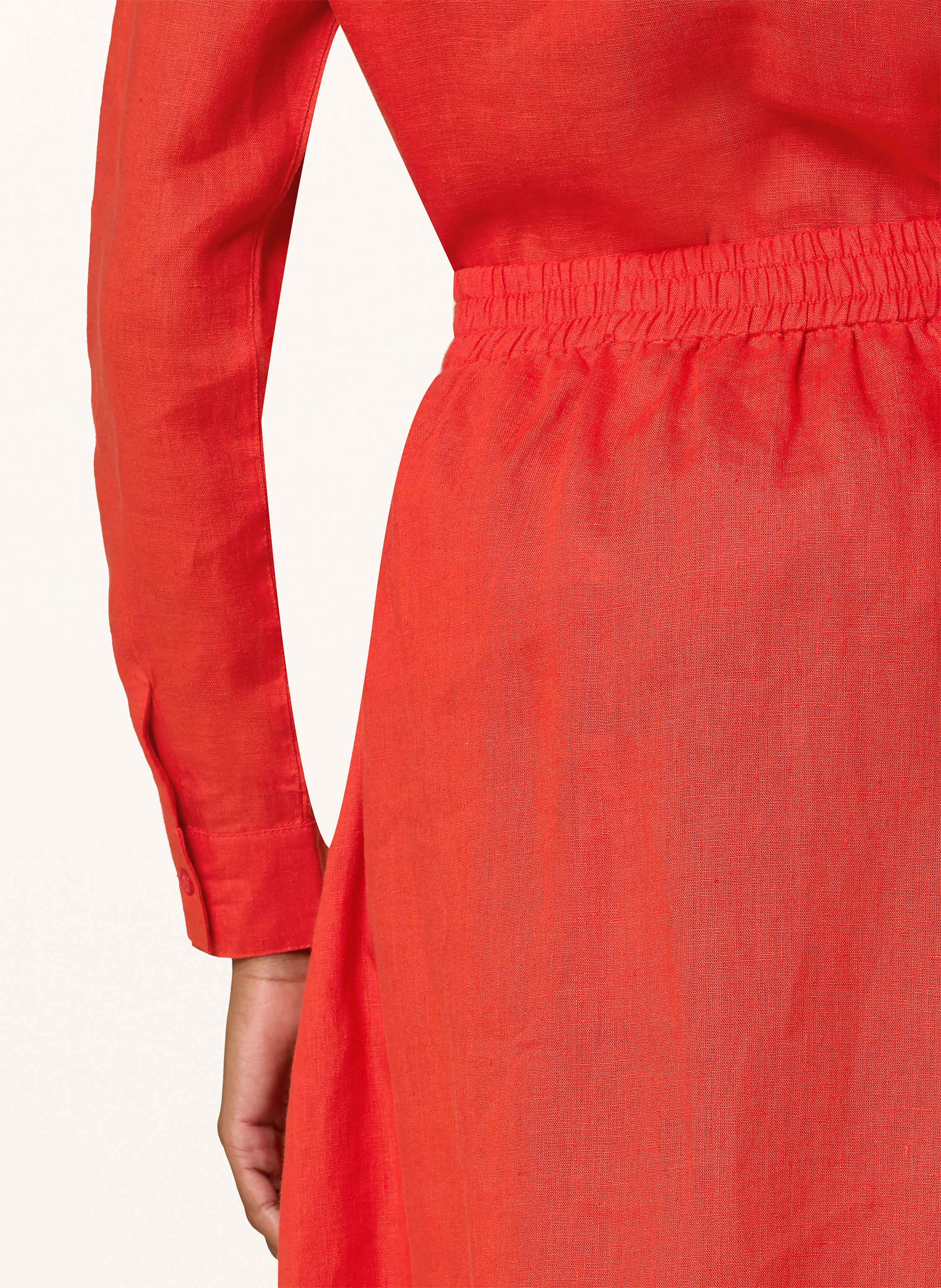 Thumbnail - Lilienfels Leinenrock rot