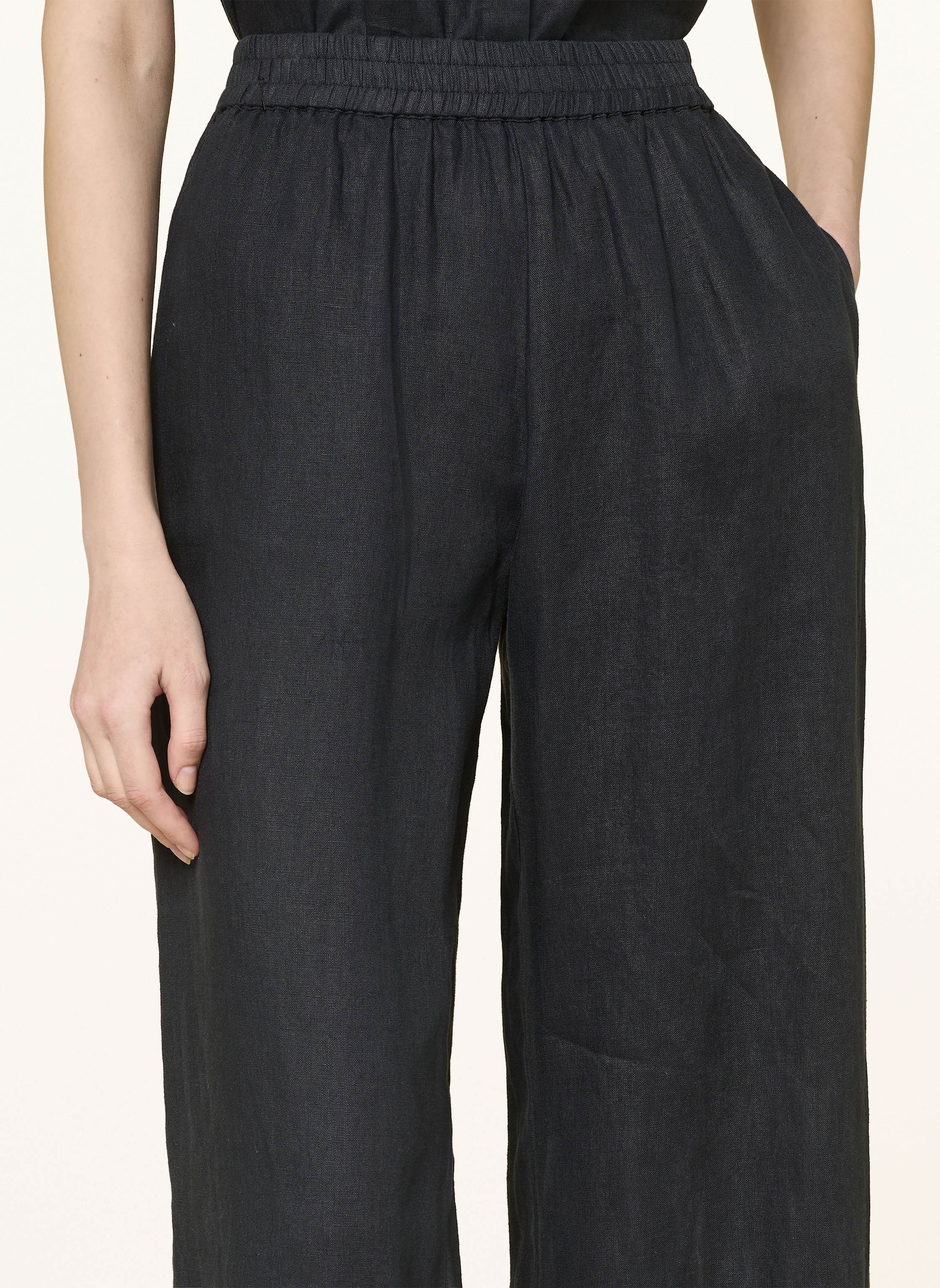 Thumbnail - Lilienfels Leinenhose schwarz