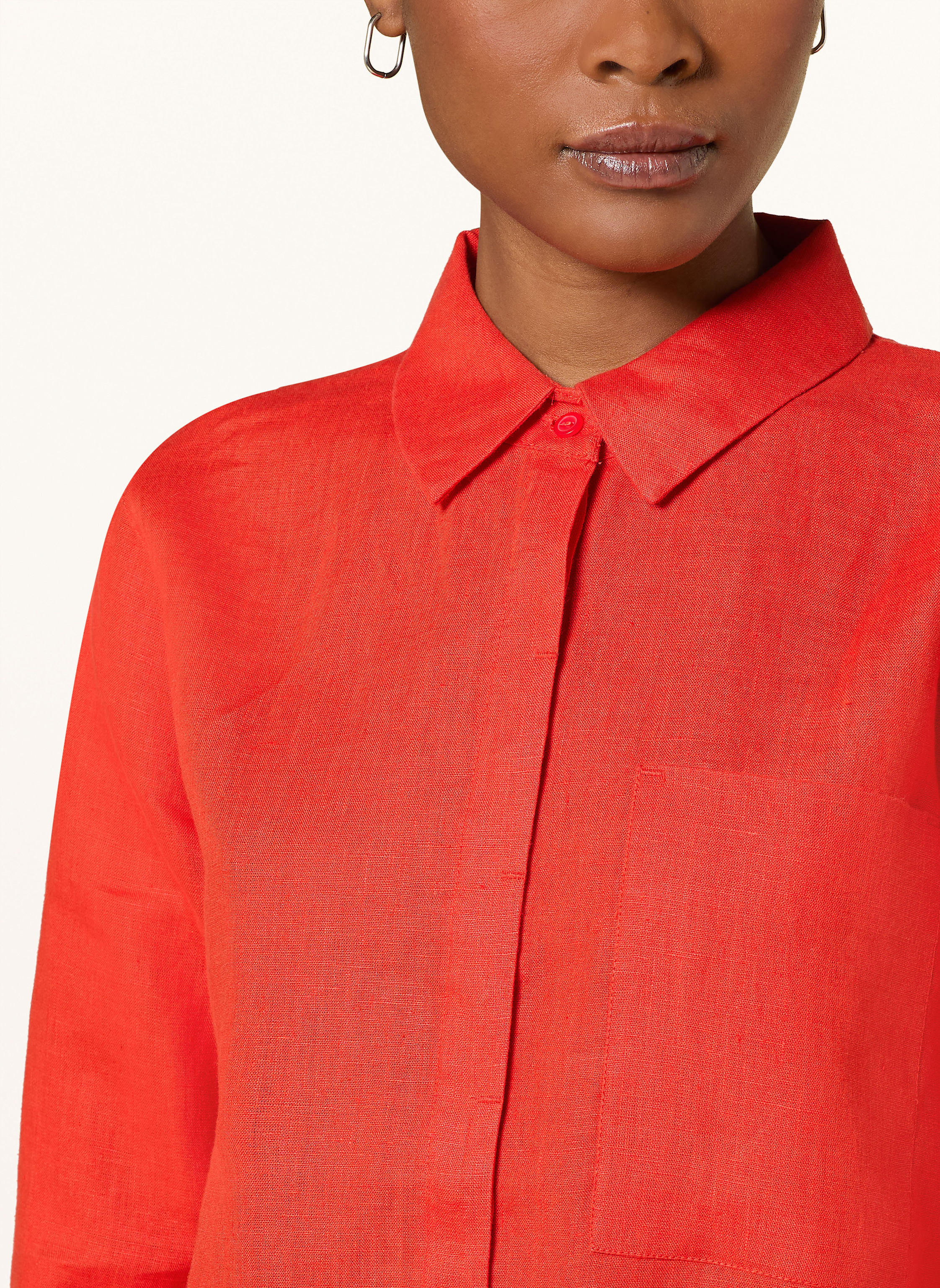 Thumbnail - Lilienfels Hemdbluse Aus Leinen rot