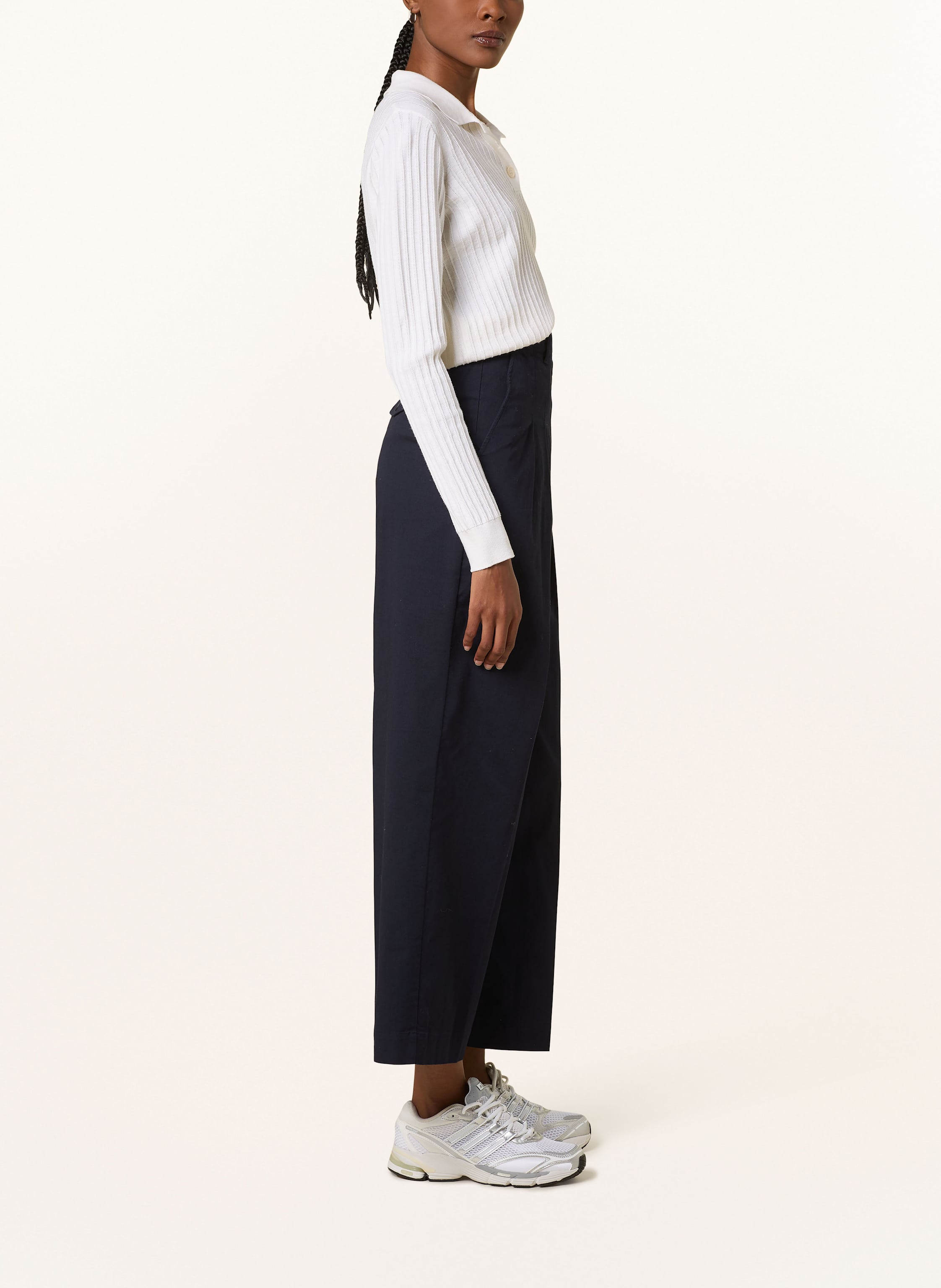 Thumbnail - Lacoste Marlenehose braun