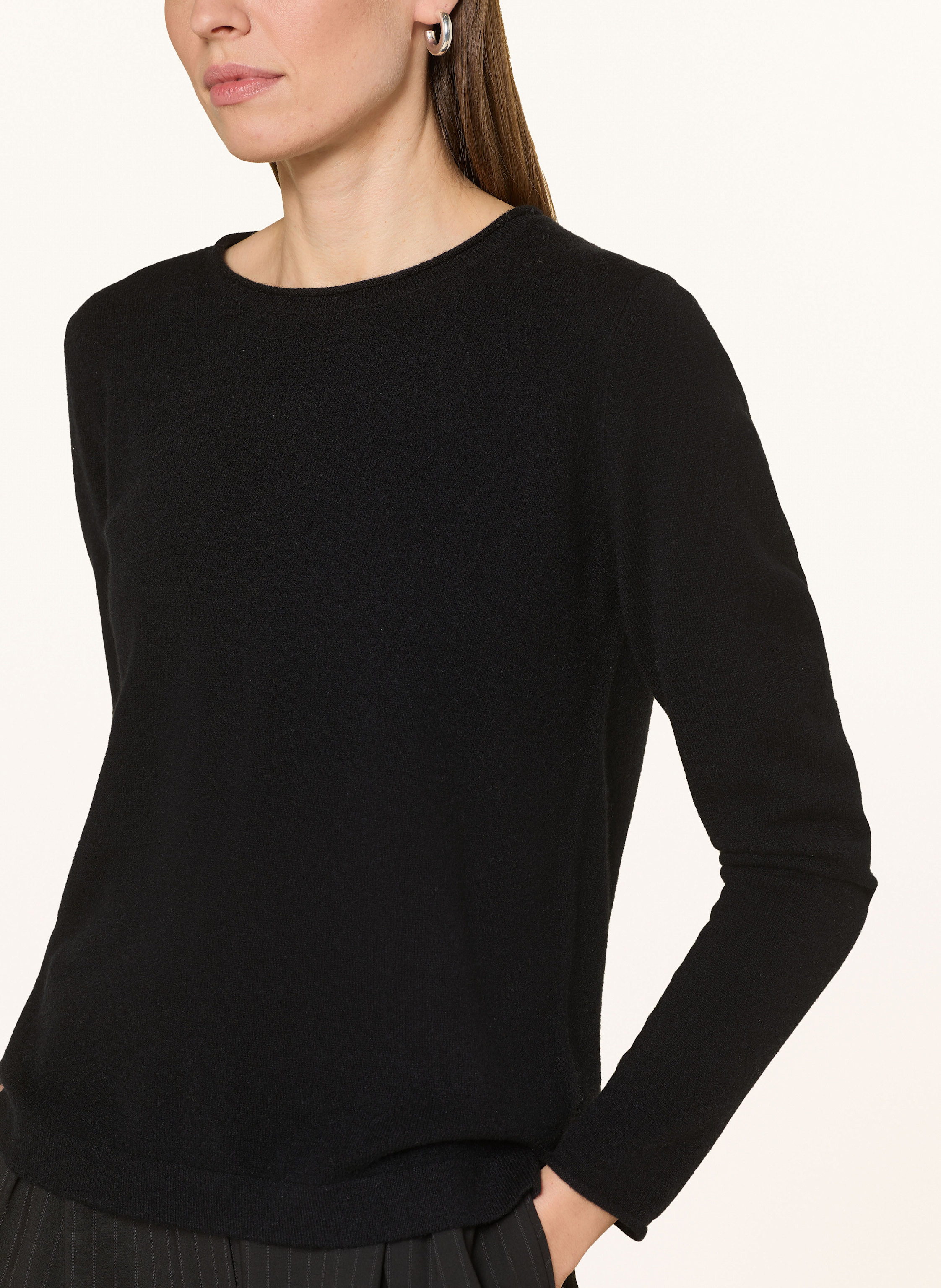 Thumbnail - Darling Harbour Cashmere-Pullover schwarz