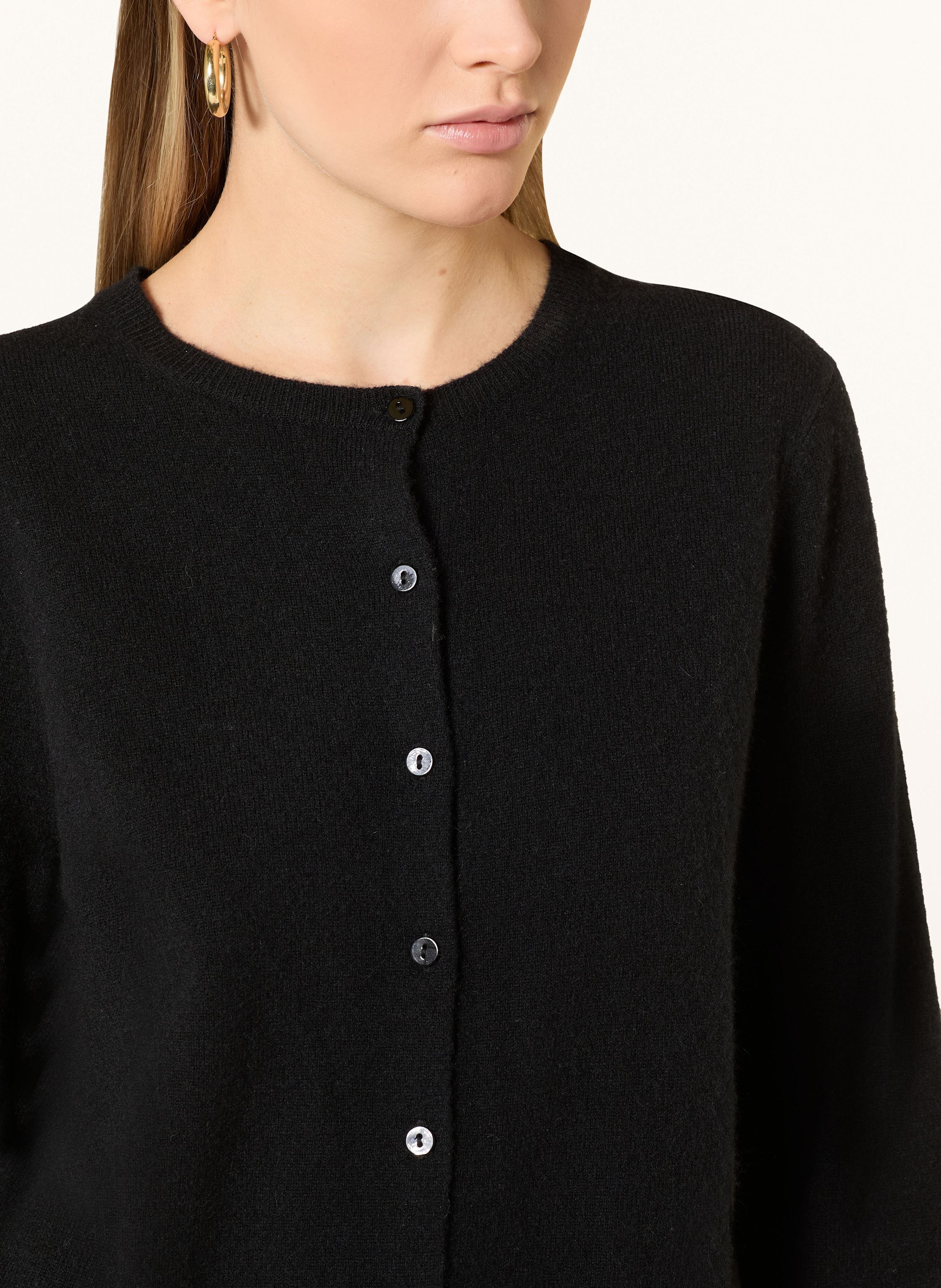 Thumbnail - Darling Harbour Strickjacke Aus Cashmere schwarz