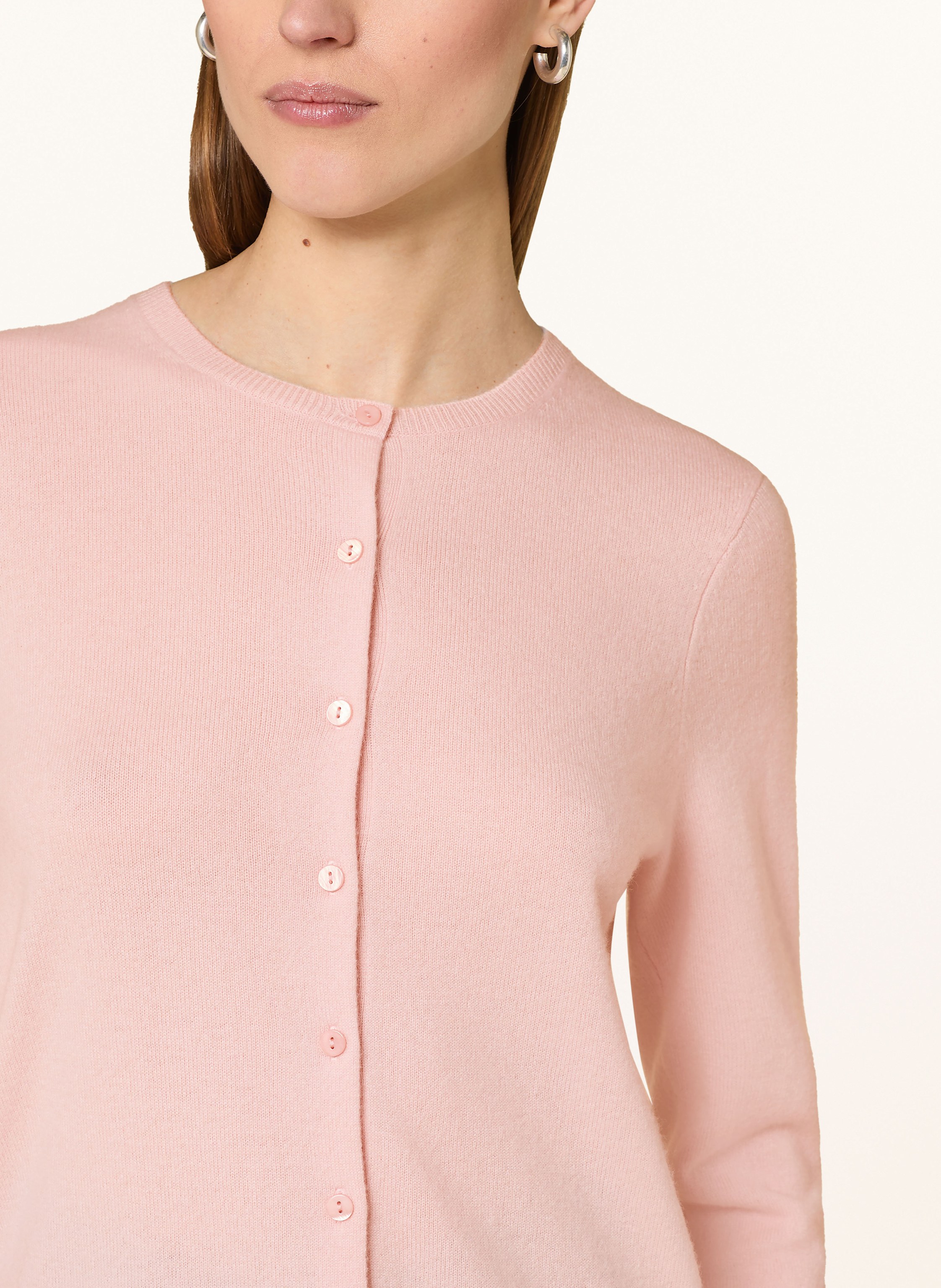 Thumbnail - Darling Harbour Strickjacke Aus Cashmere rosa