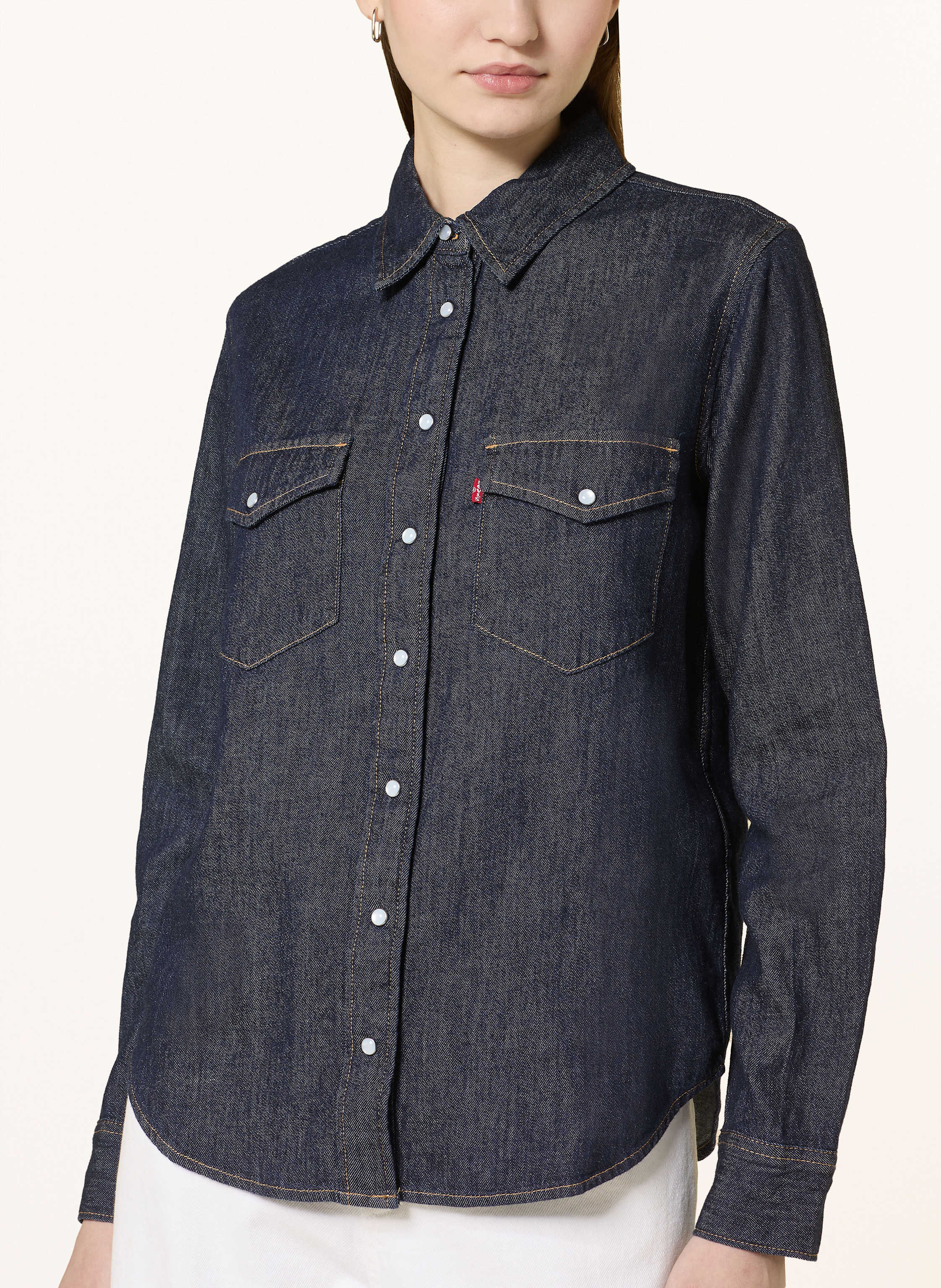 Thumbnail - Levi's® Hemdbluse Iconic In Jeansoptik blau