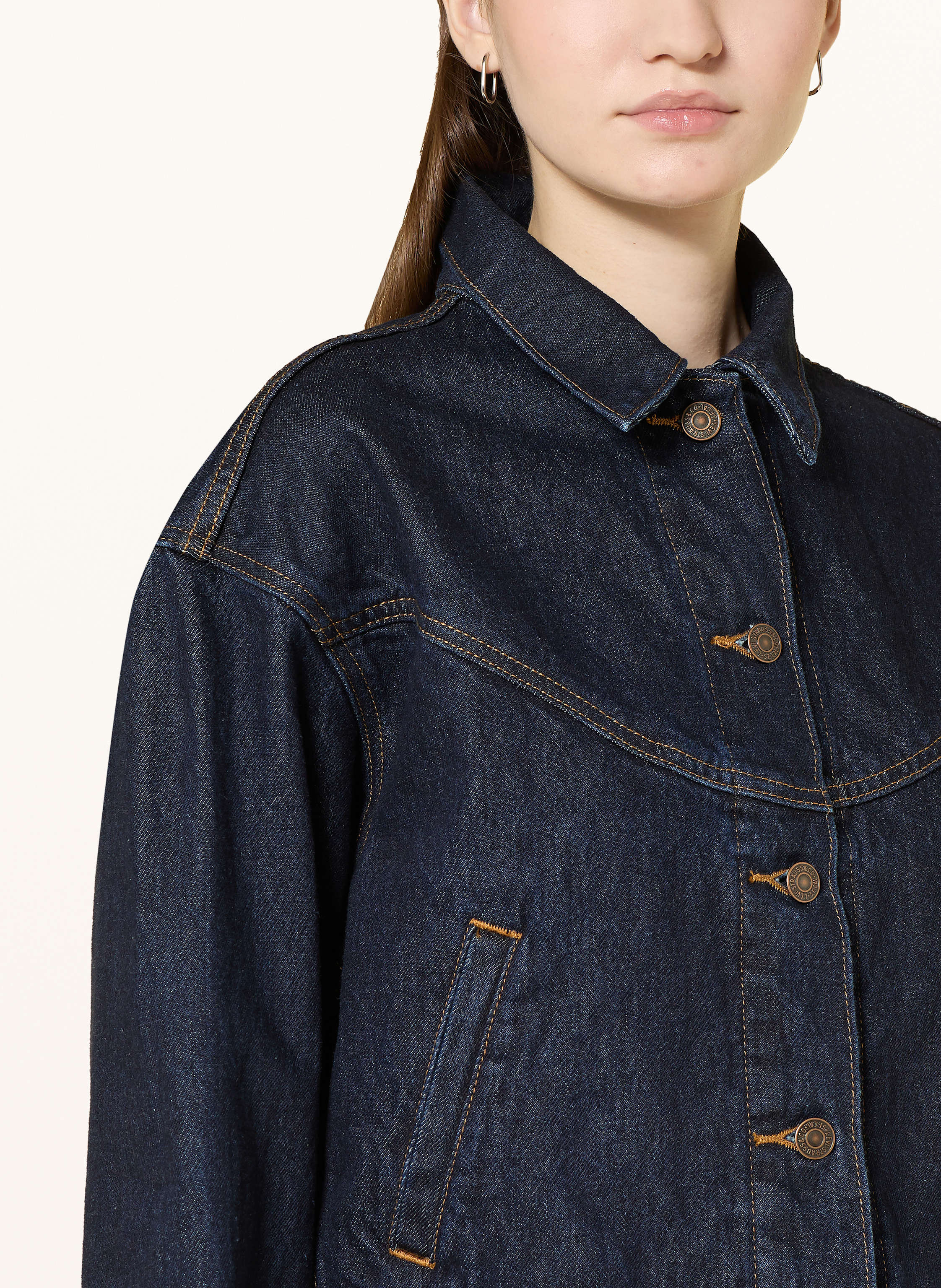 Thumbnail - Levi's® Jeansjacke Shrunken 90s blau