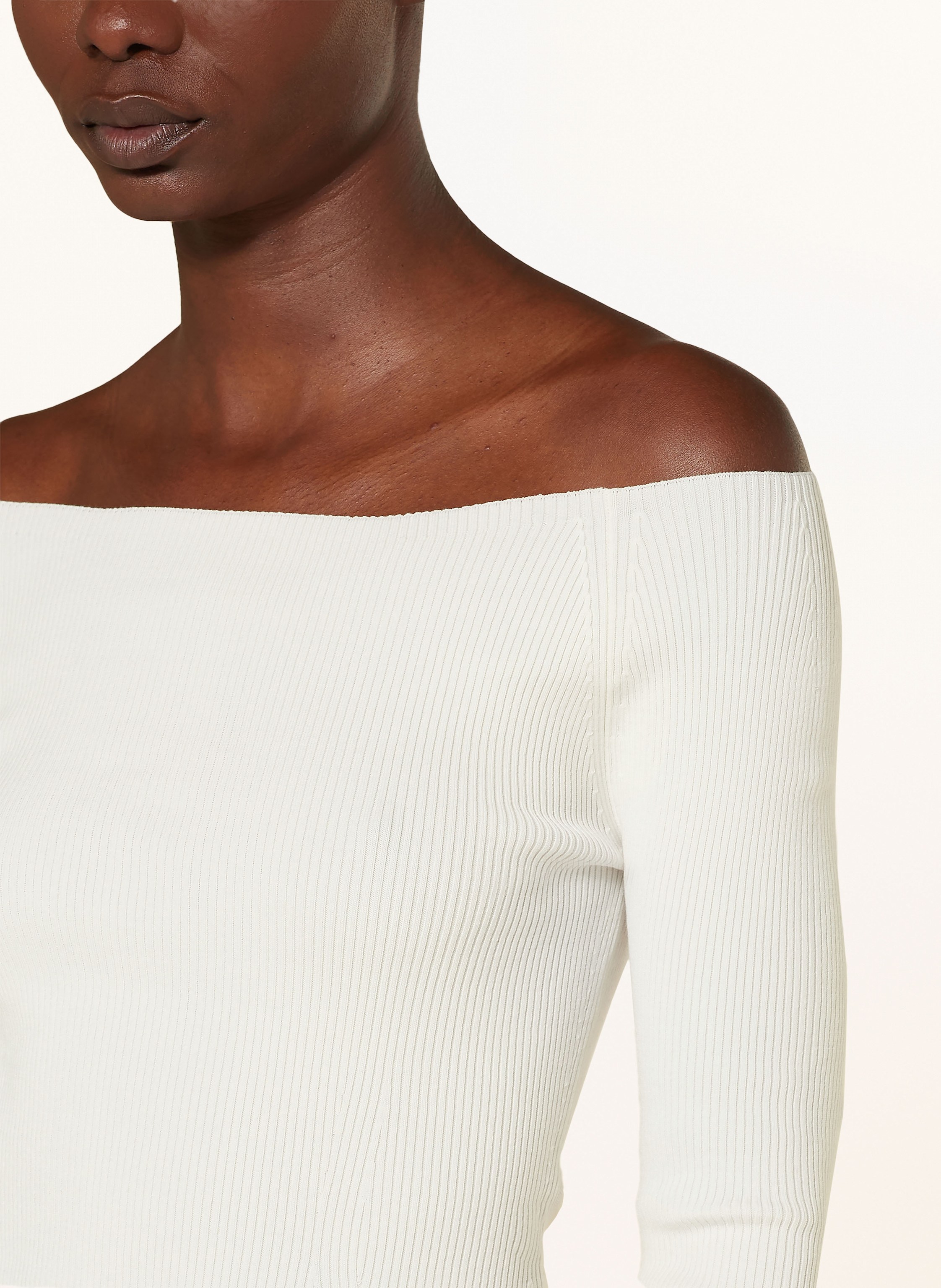 Thumbnail - Drykorn Off-Shoulder-Longsleeve Amayla weiss