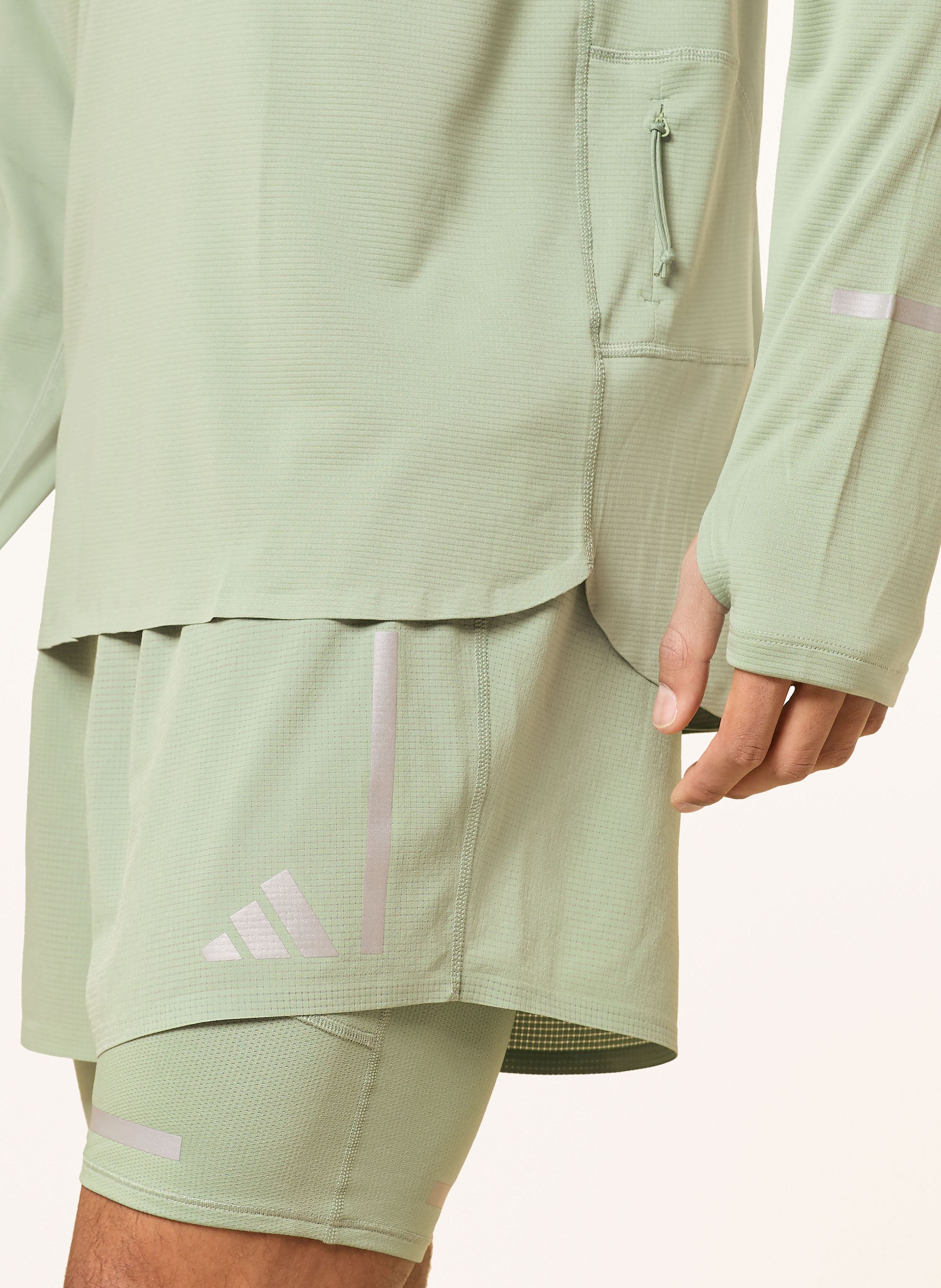 Thumbnail - Adidas Laufshirt Ultimate Running Reflective Longsleeve gruen