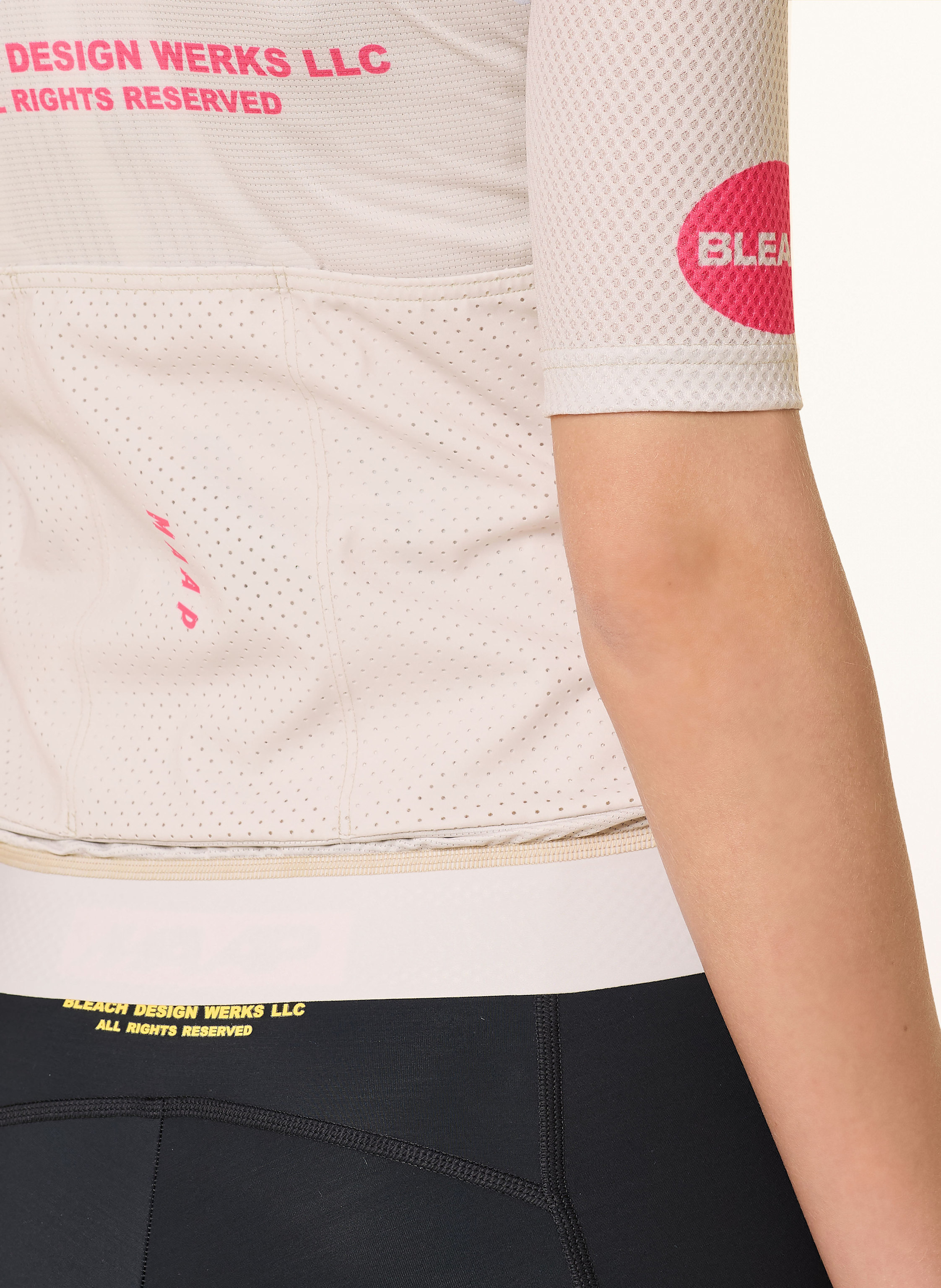 Thumbnail - Maap Radtrikot Maap × Bleach Pro Air Jersey 2.0 weiss