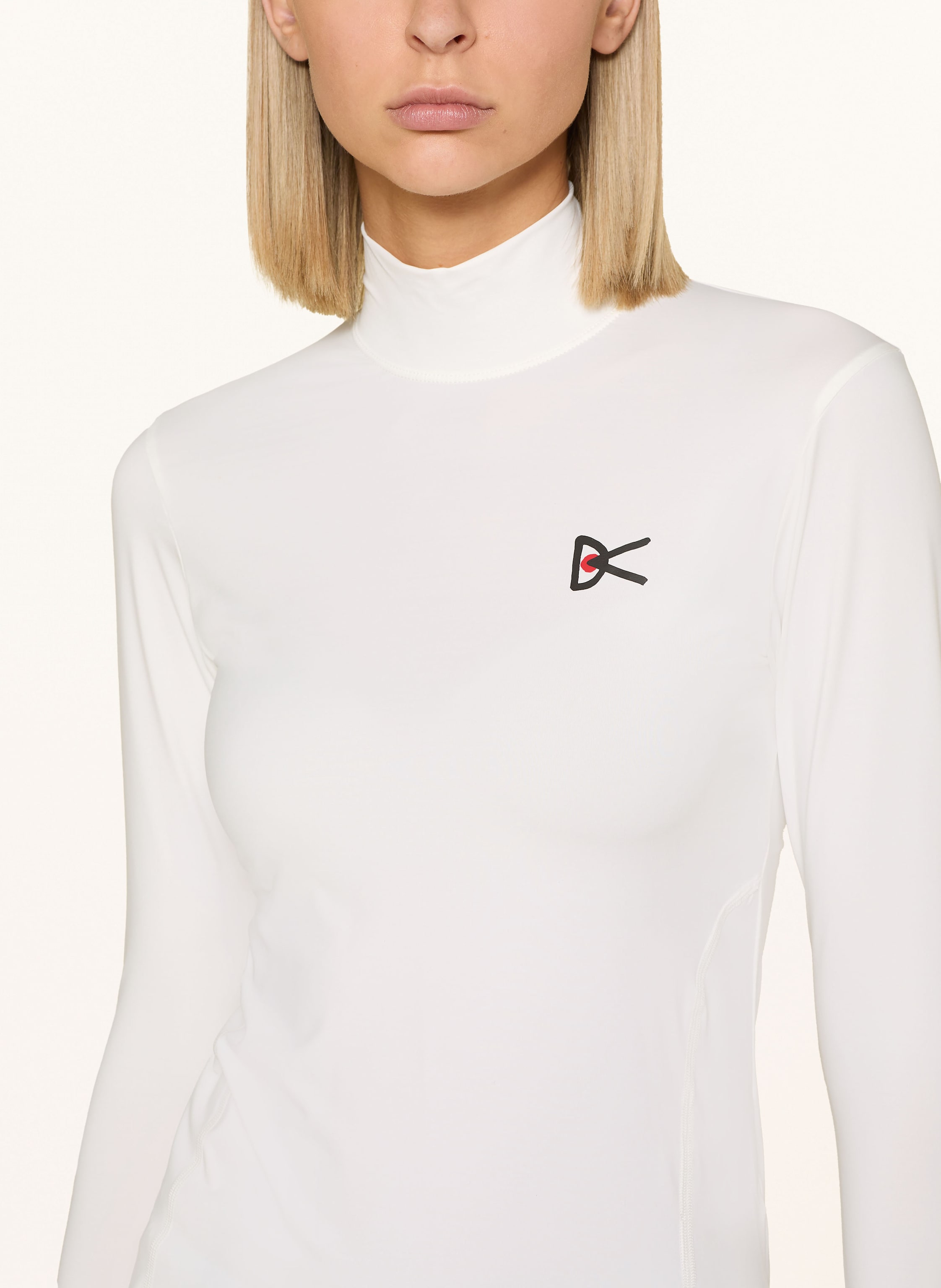 Thumbnail - District Vision Laufshirt Paneled weiss