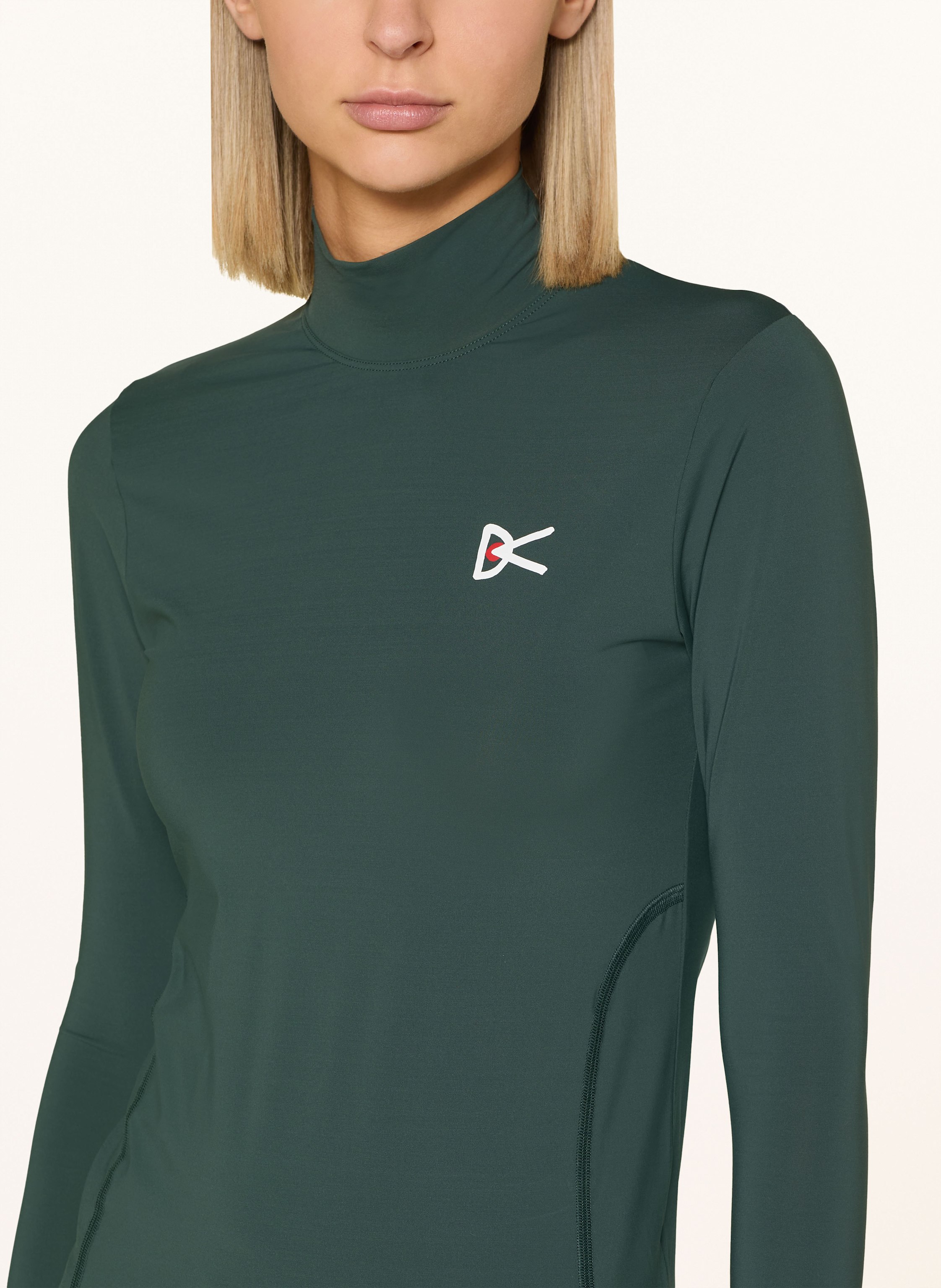 Thumbnail - District Vision Laufshirt Paneled gruen