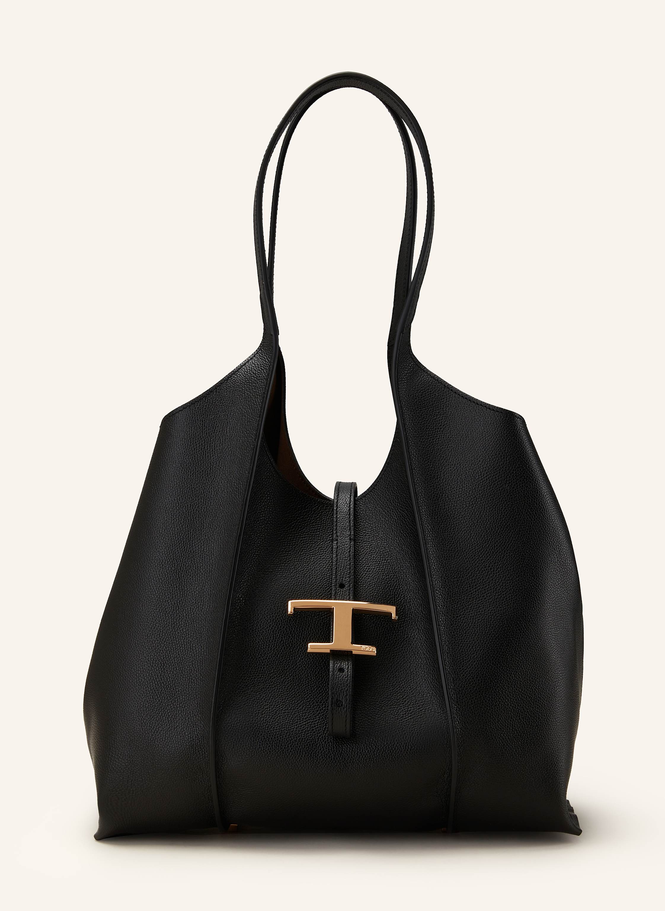 Tod's Tod's Shopper T Timeless Medium Mit Pouch schwarz in SCHWARZ