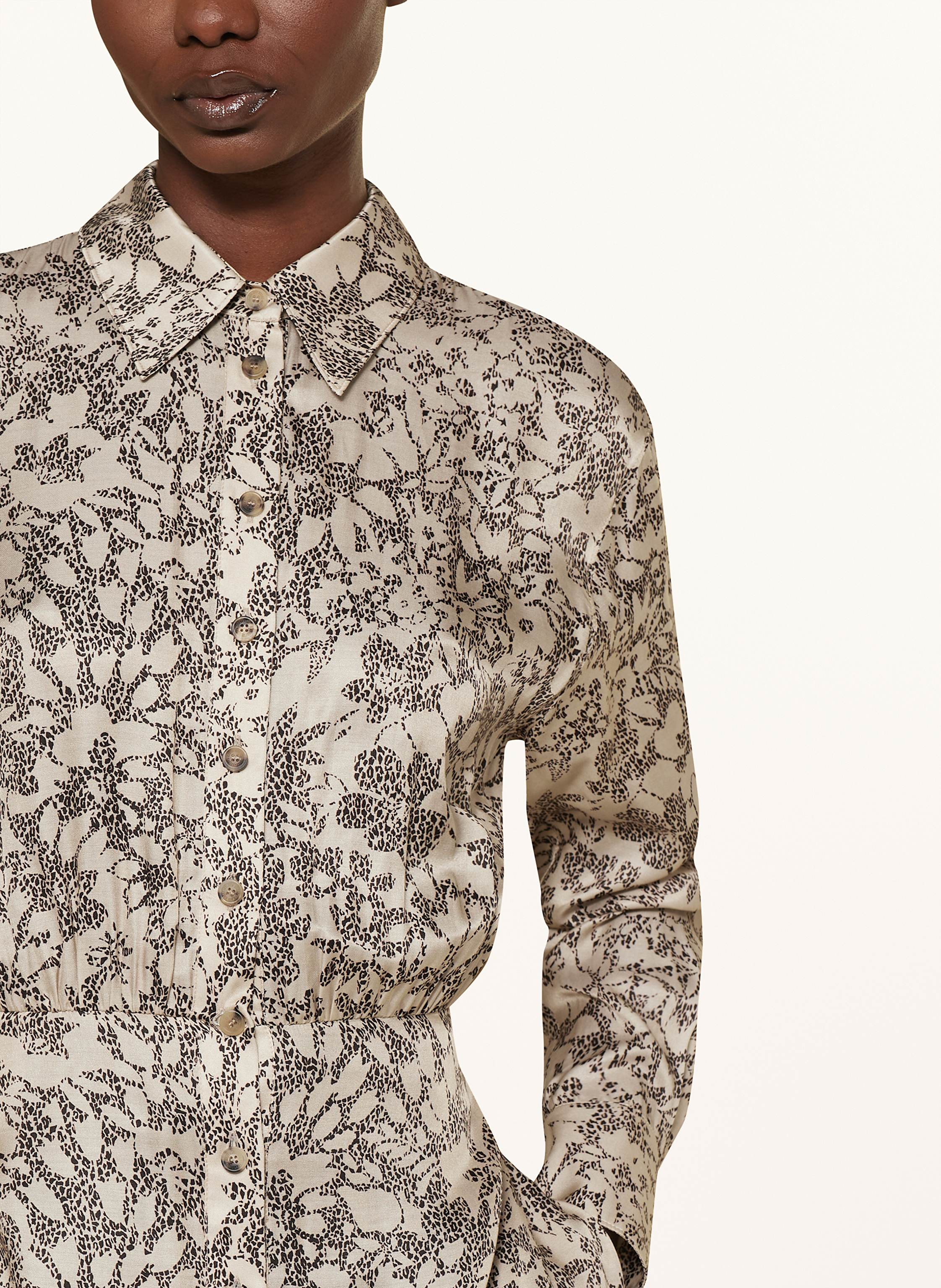 Thumbnail - Golden Goose Hemdblusenkleid Journey beige