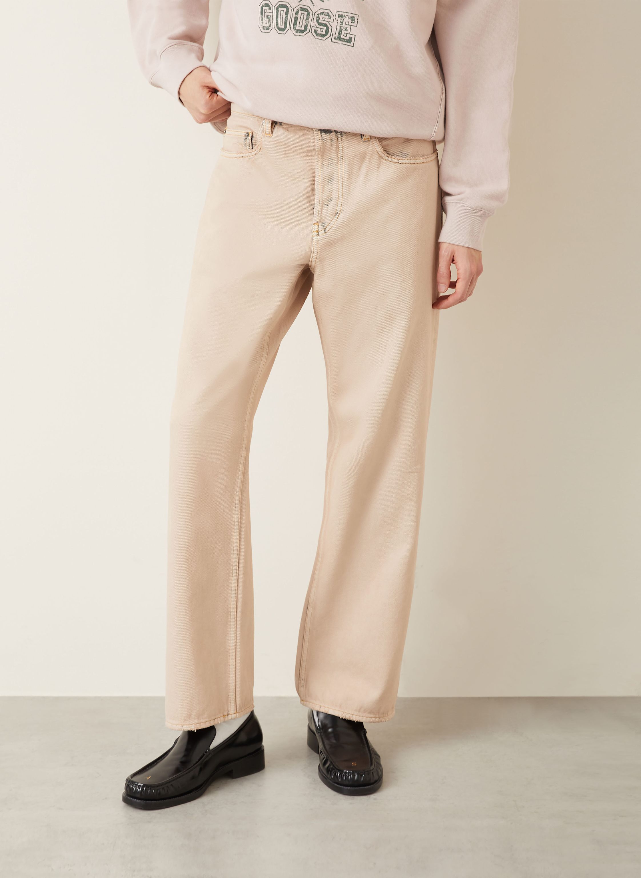Thumbnail - Golden Goose Jeans Regular Fit beige