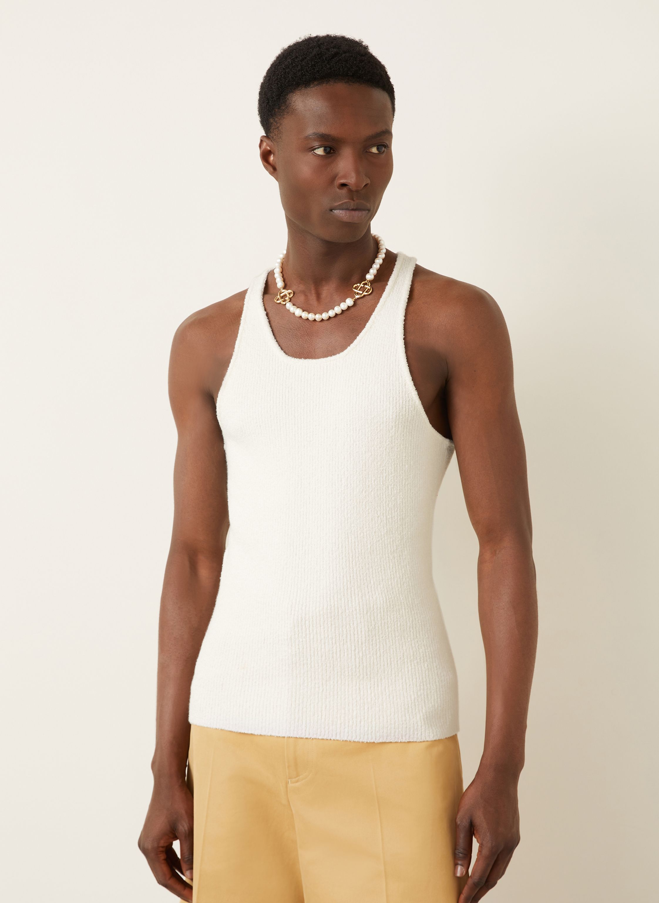 Thumbnail - Casablanca Stricktop weiss