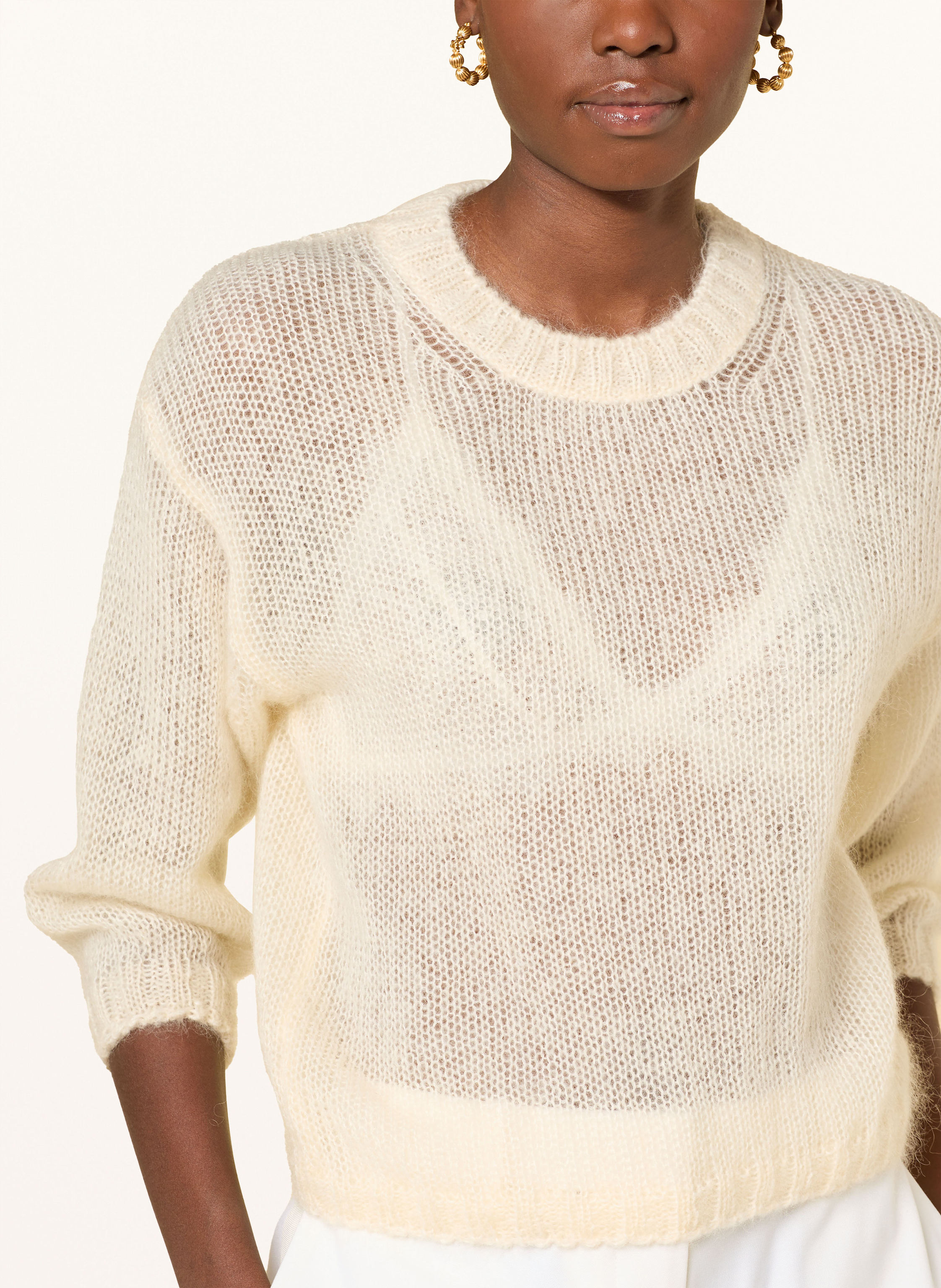 Thumbnail - Marella Pullover Mit Mohair weiss