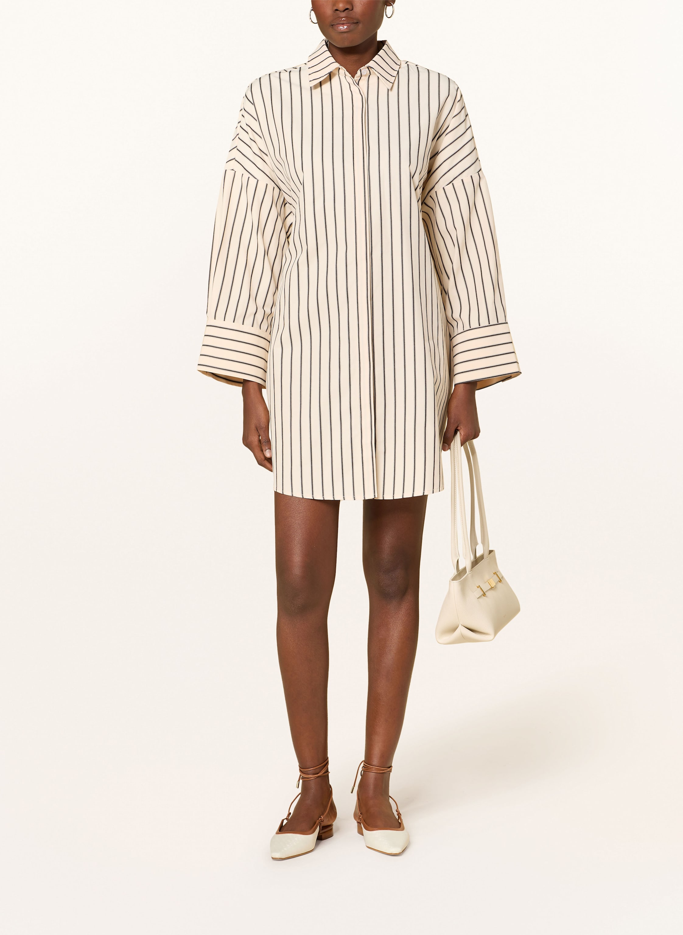 Thumbnail - Malina Hemdblusenkleid Althea beige