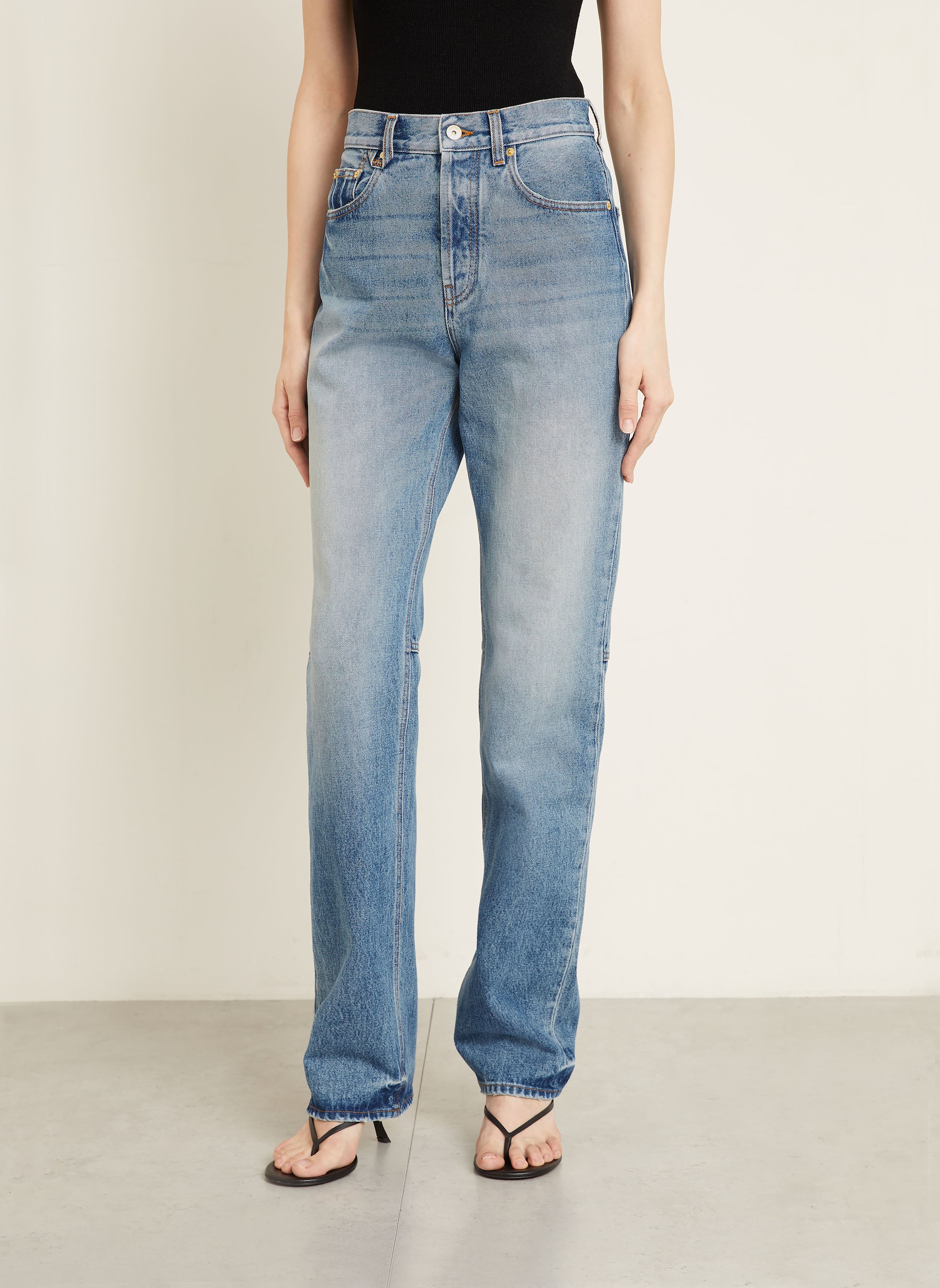 Thumbnail - Jacquemus Jeans Le De-Nîmes Droit blau
