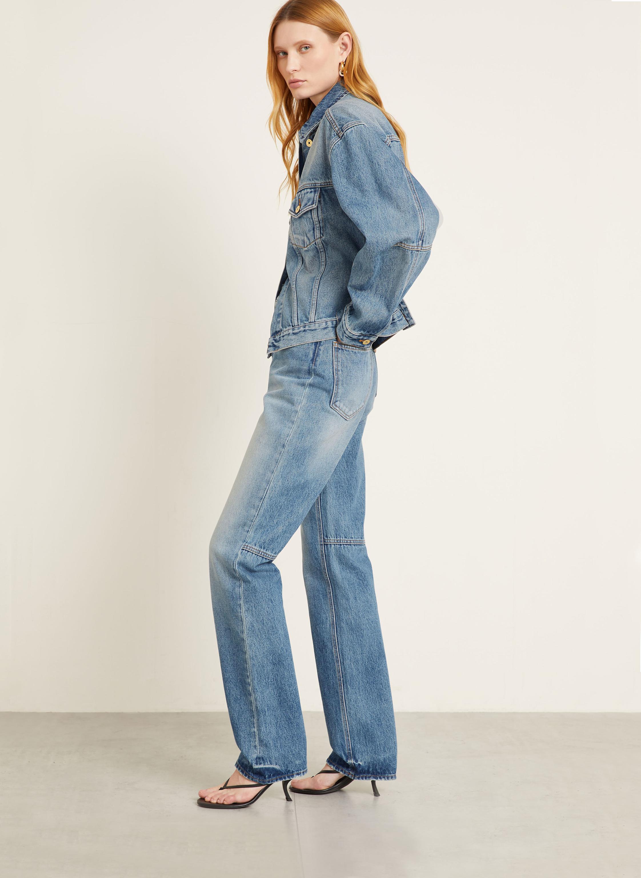 Thumbnail - Jacquemus Jeans Le De-Nîmes Droit blau