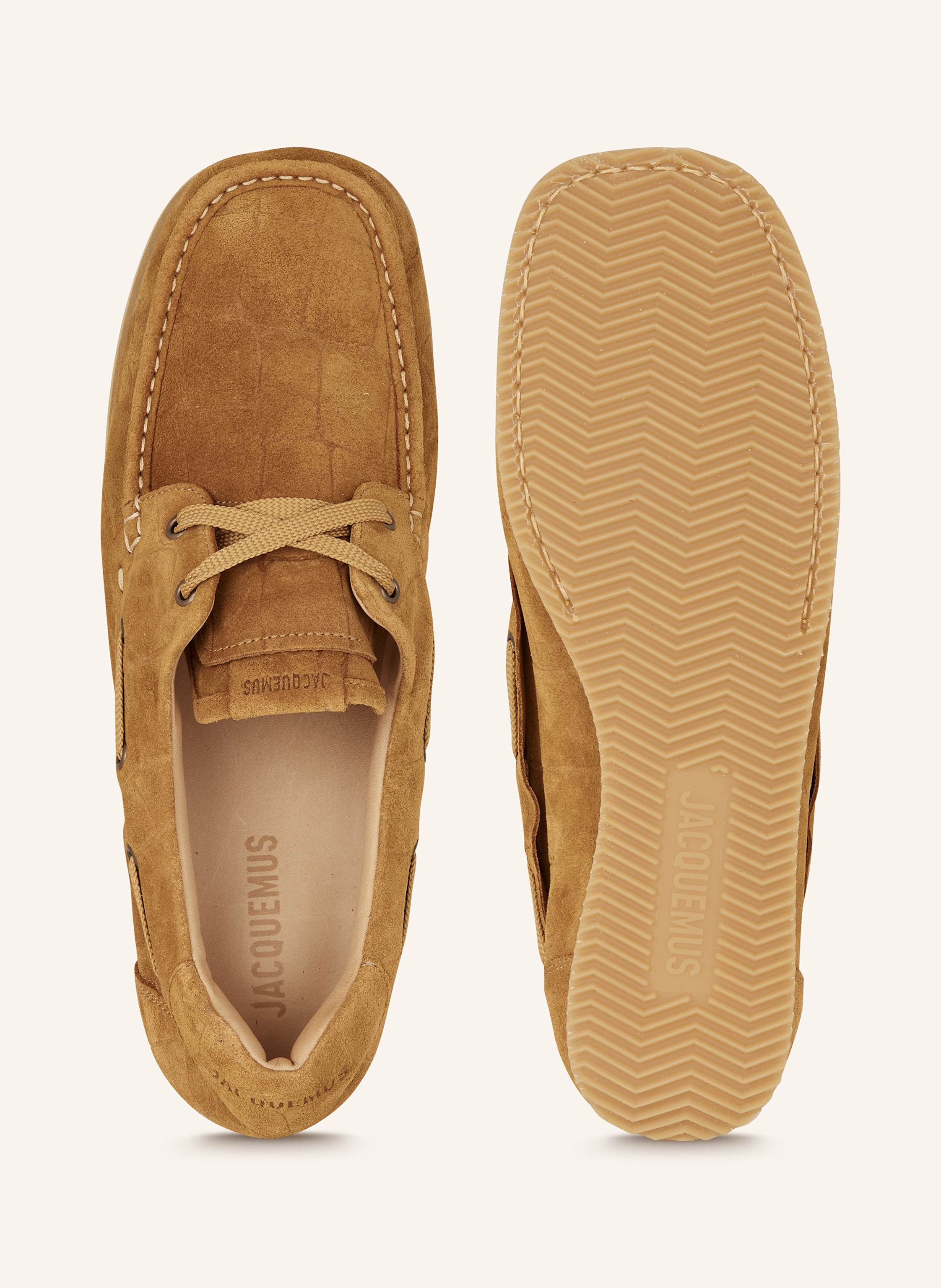 Thumbnail - Jacquemus Bootsschuhe Les Batto braun