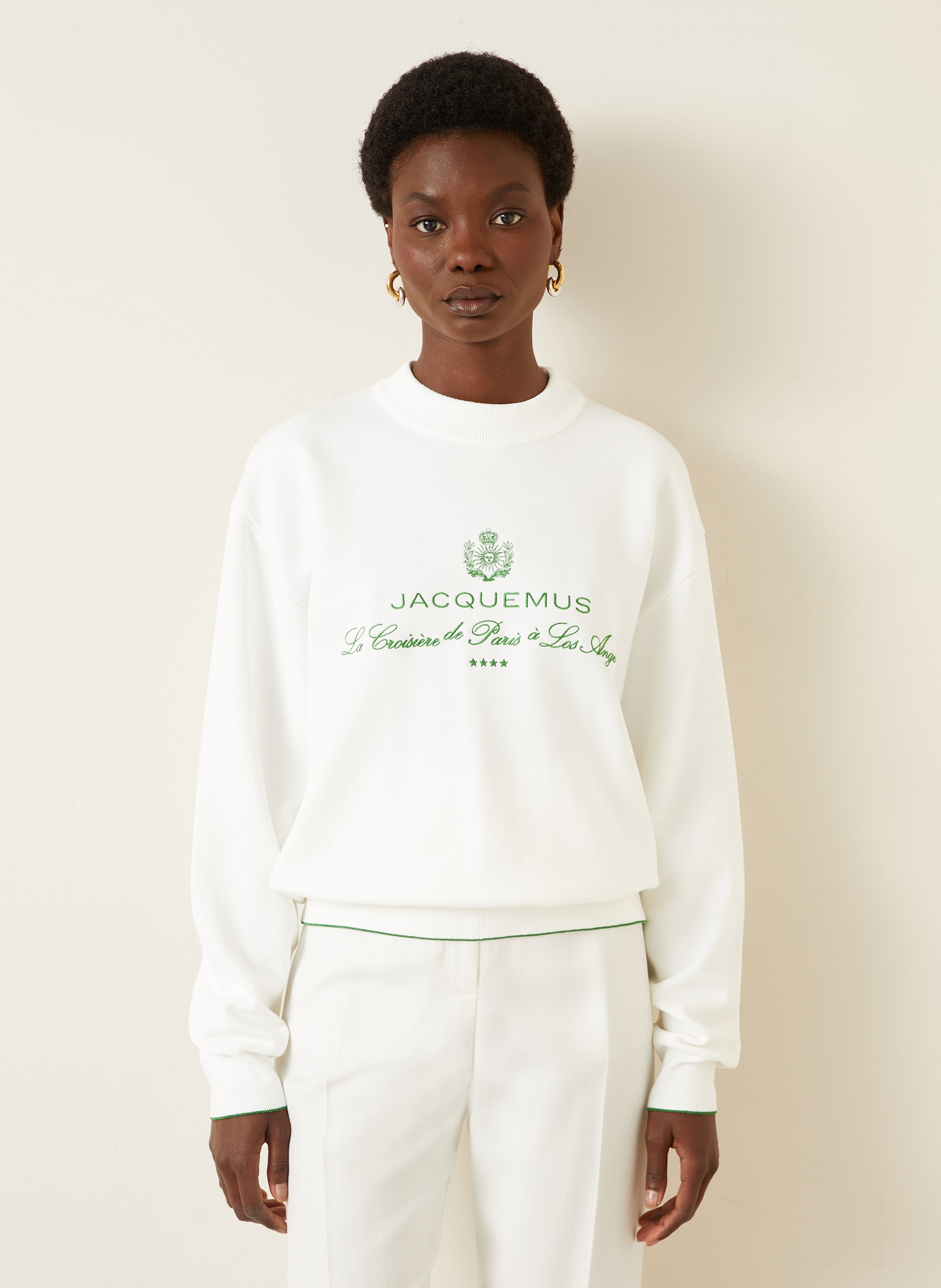 Thumbnail - Jacquemus Sweatshirt La Maille Venice weiss