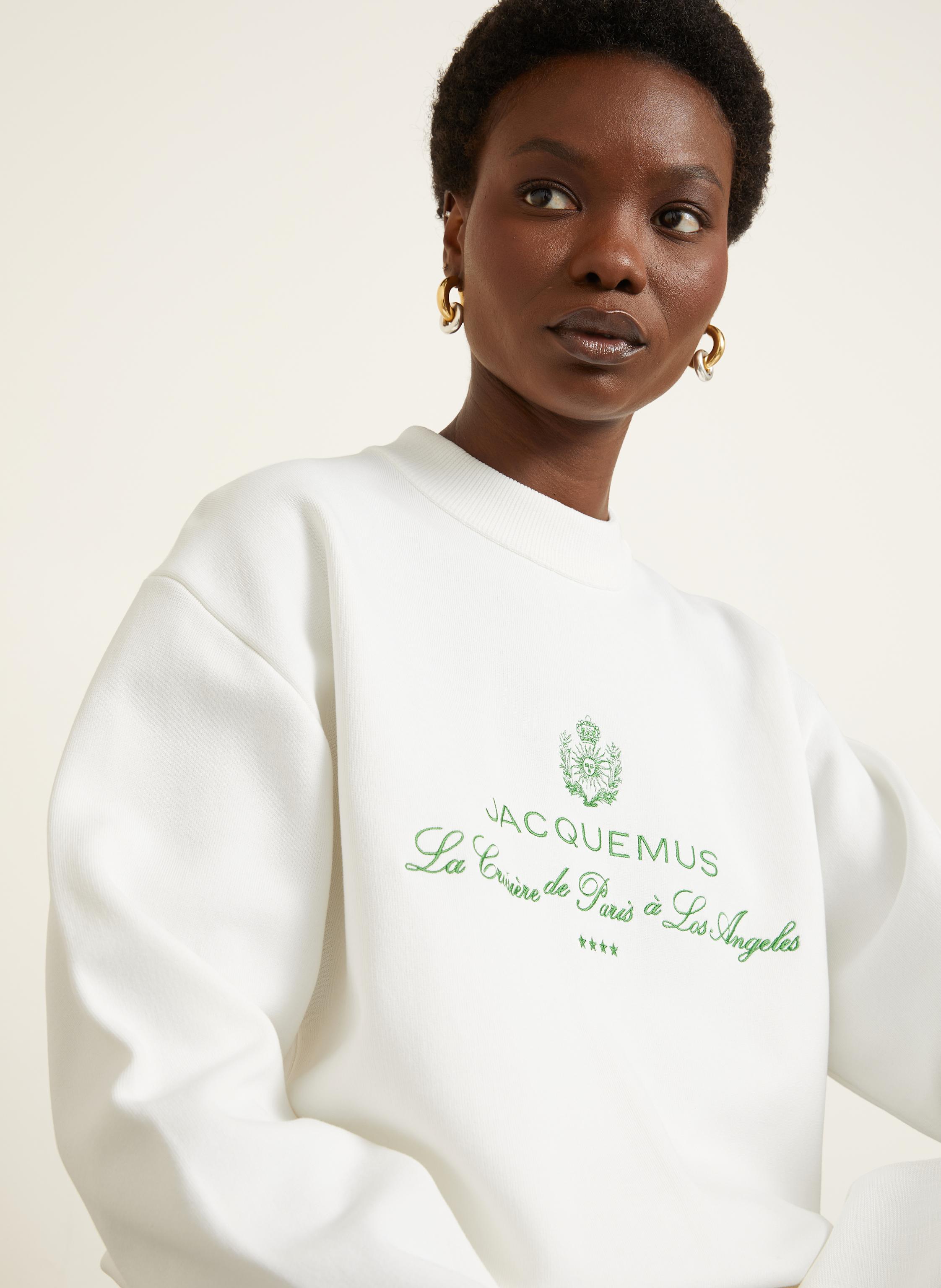 Thumbnail - Jacquemus Sweatshirt La Maille Venice weiss