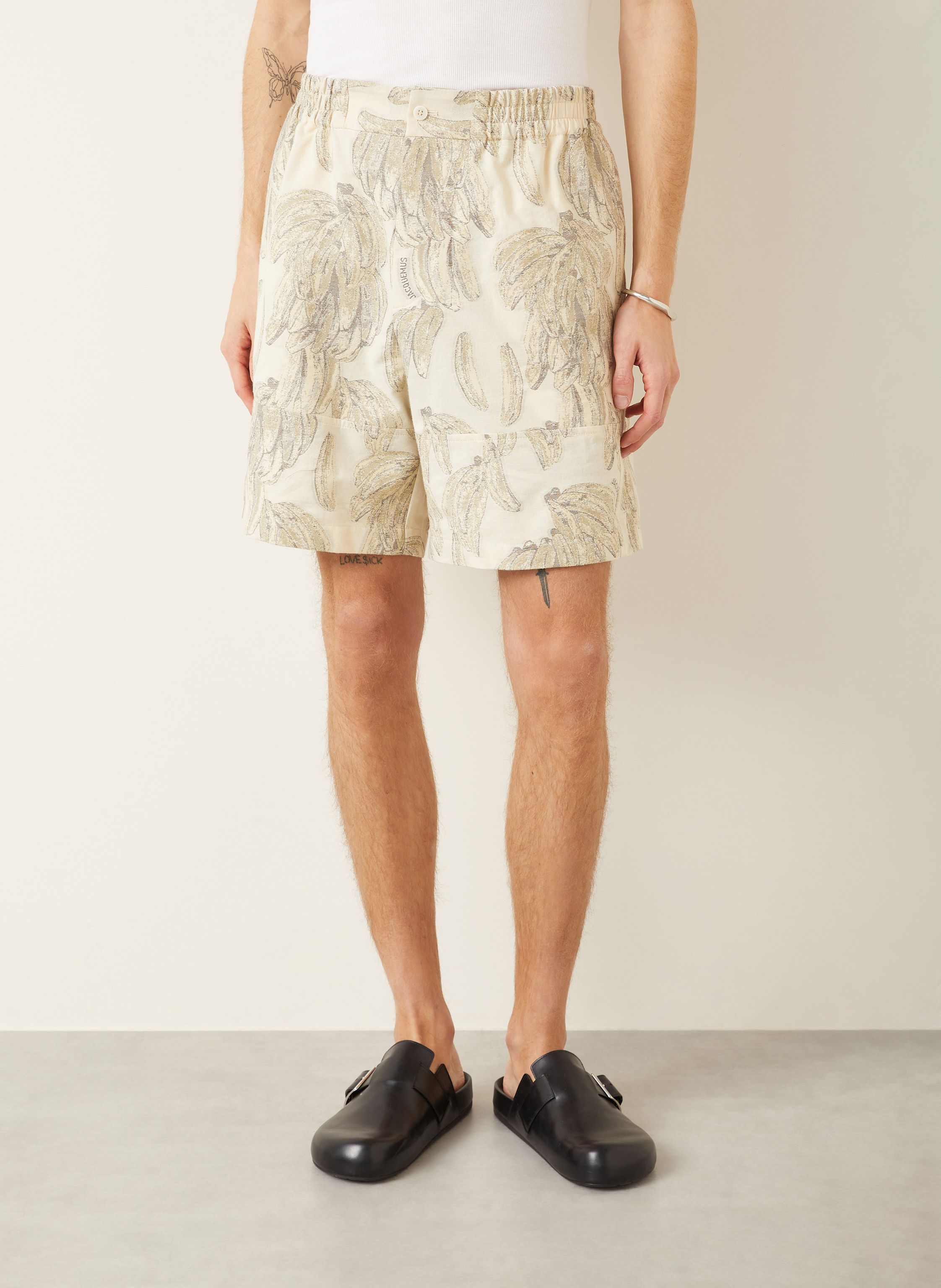 Thumbnail - Jacquemus Shorts Le Short Aloe beige