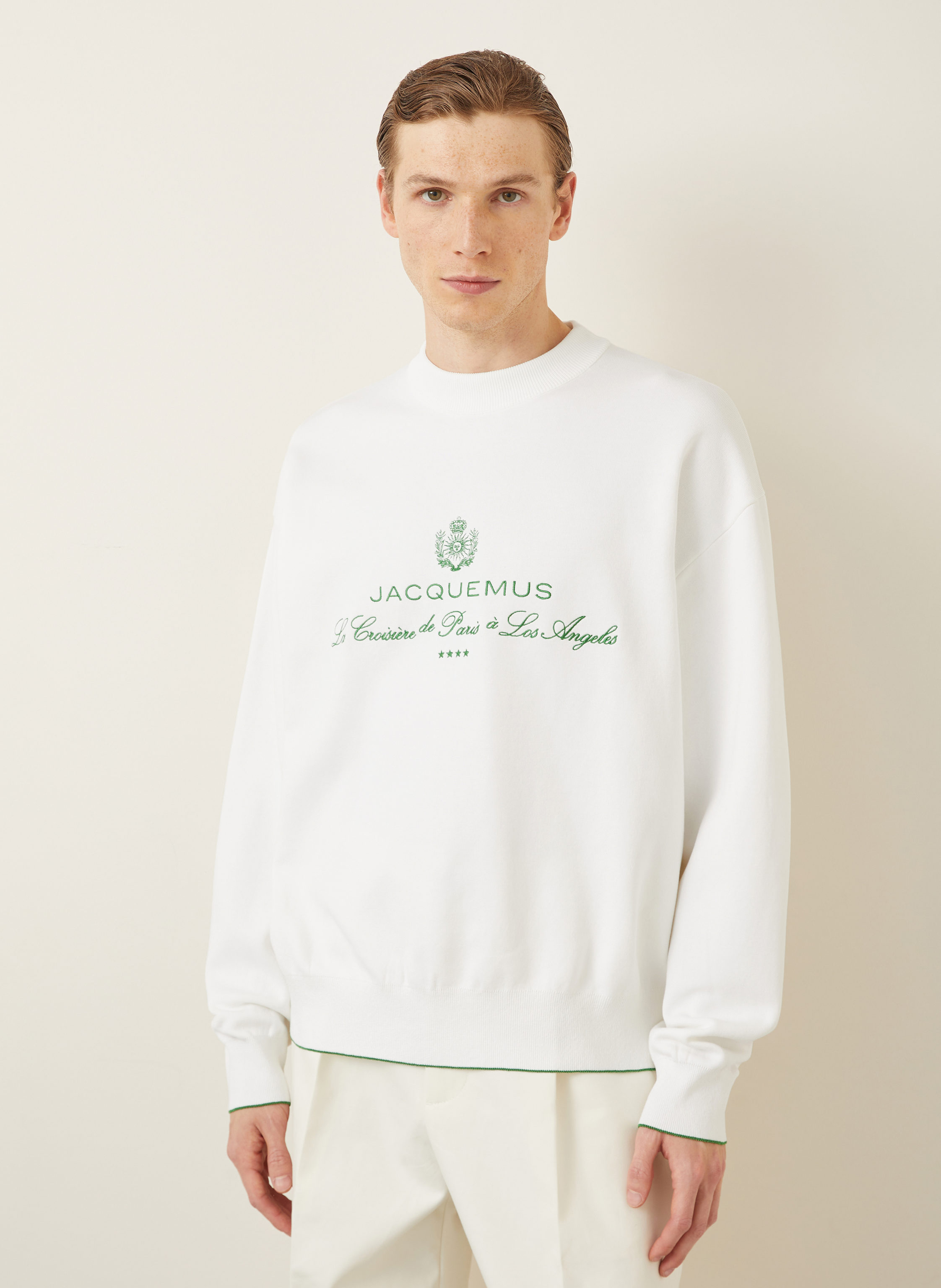 Thumbnail - Jacquemus Sweatshirt La Maille Venice weiss