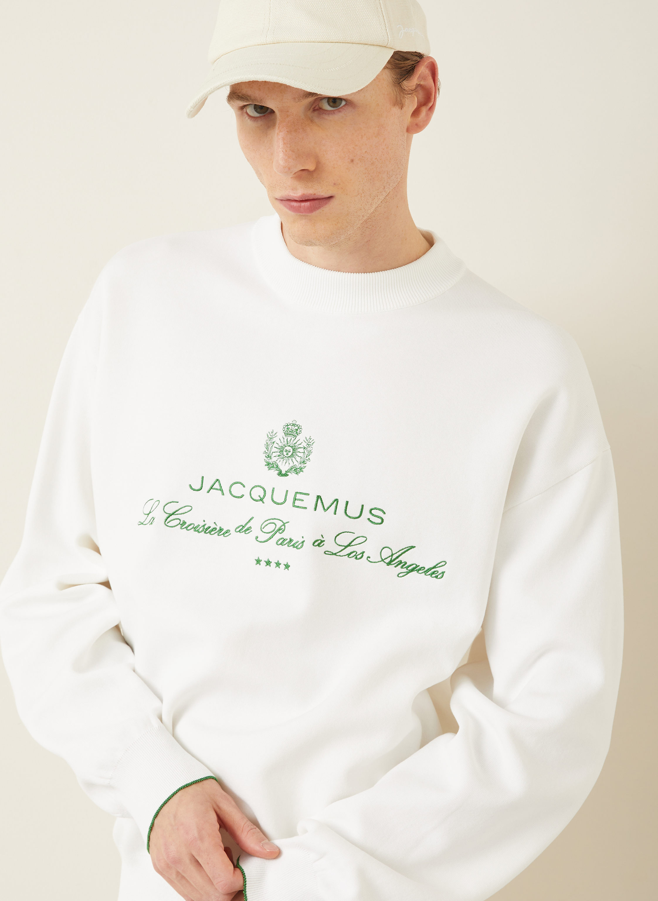 Thumbnail - Jacquemus Sweatshirt La Maille Venice weiss