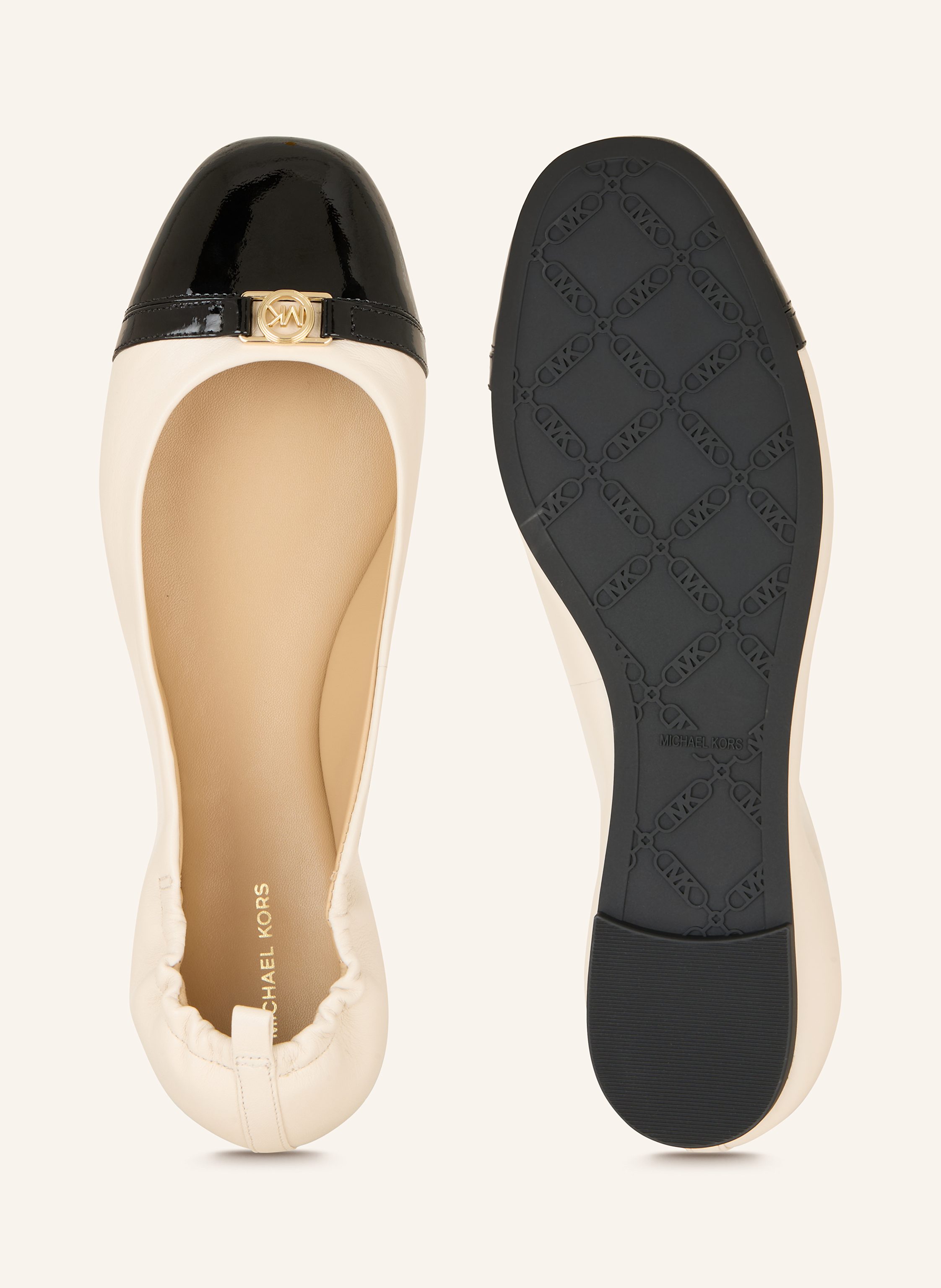 Thumbnail - Michael Kors Ballerinas Mandy beige