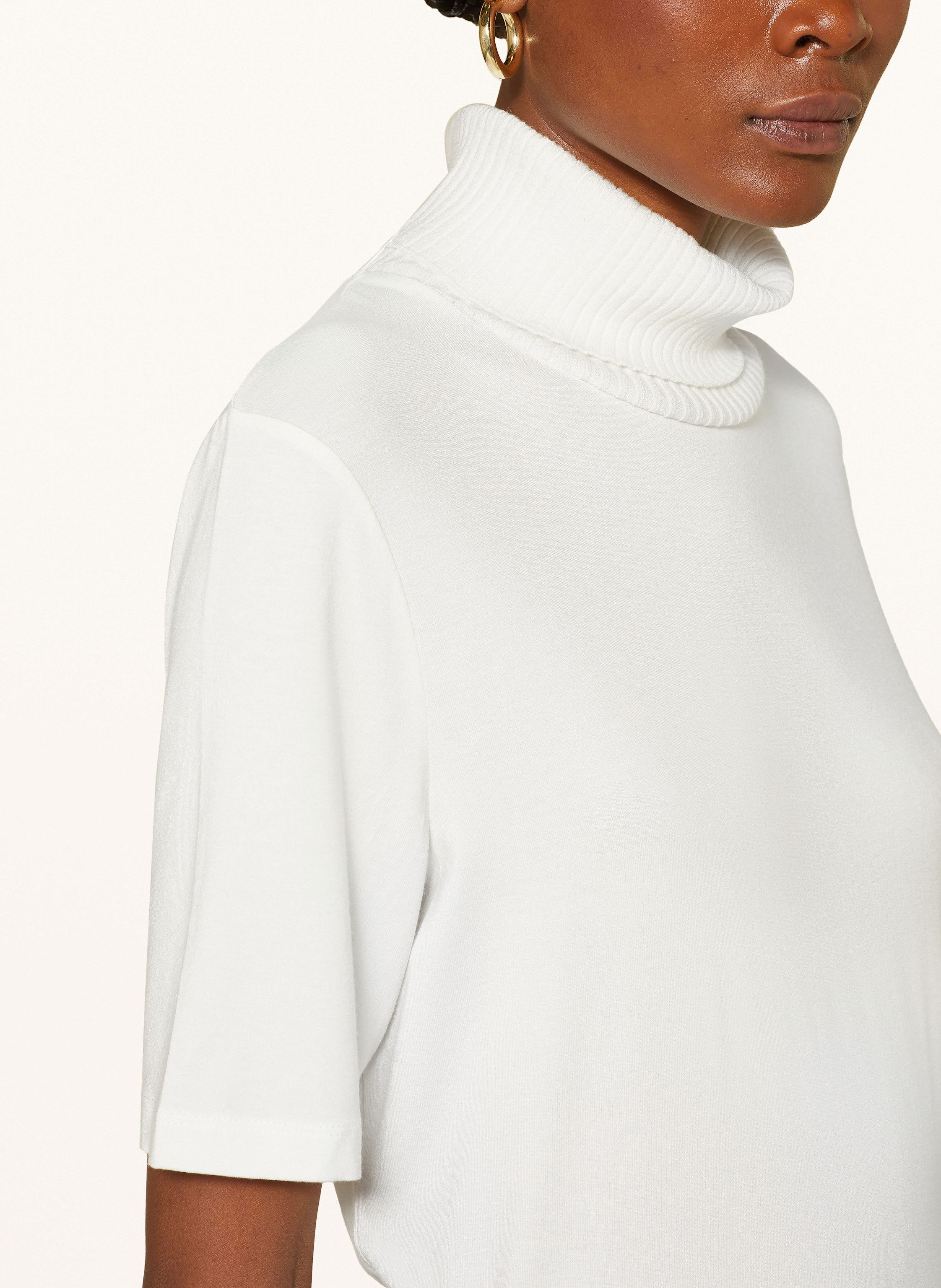 Thumbnail - Riani Rollkragenshirt weiss