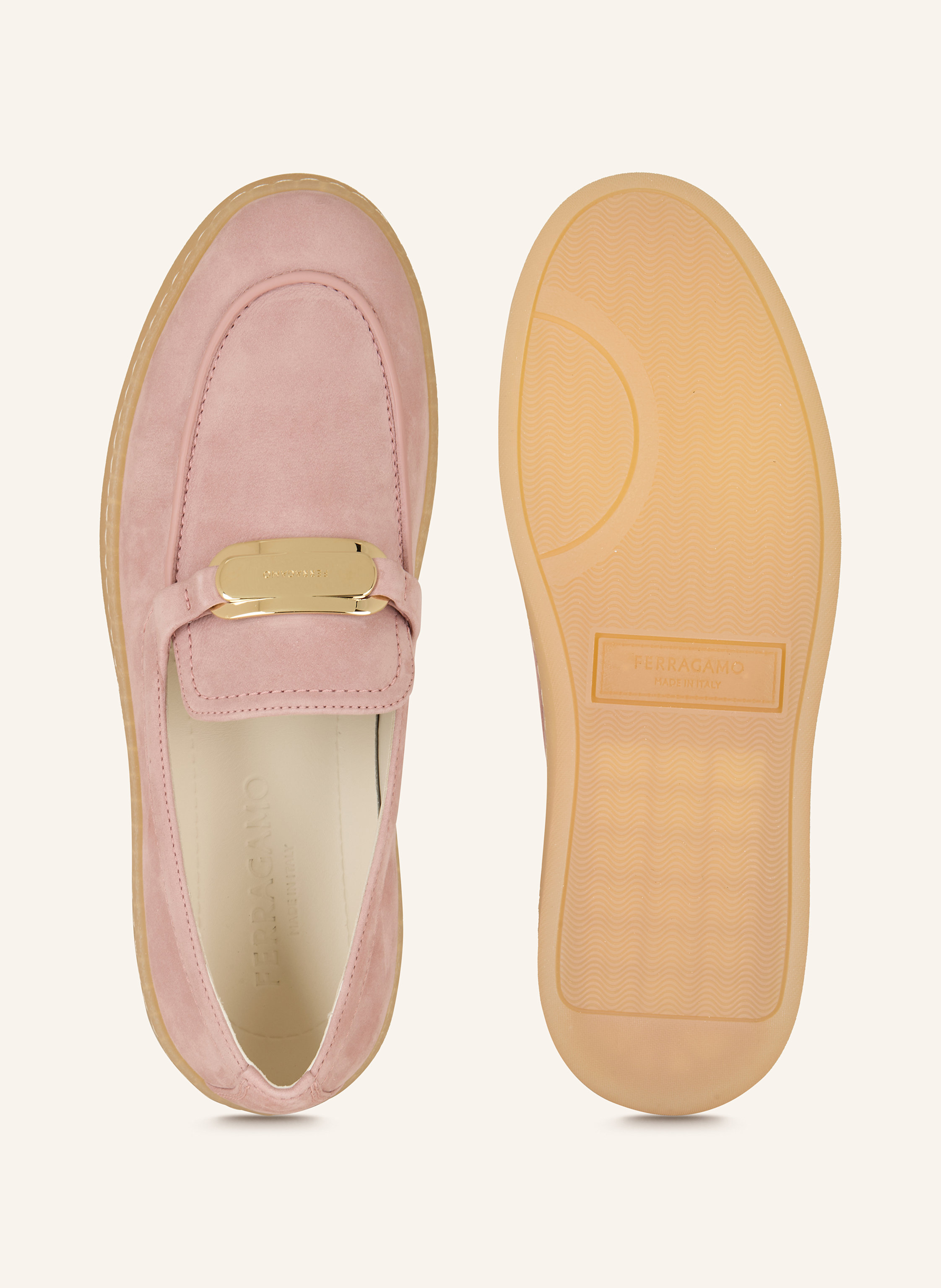 Thumbnail - Ferragamo Loafer Crio rosa