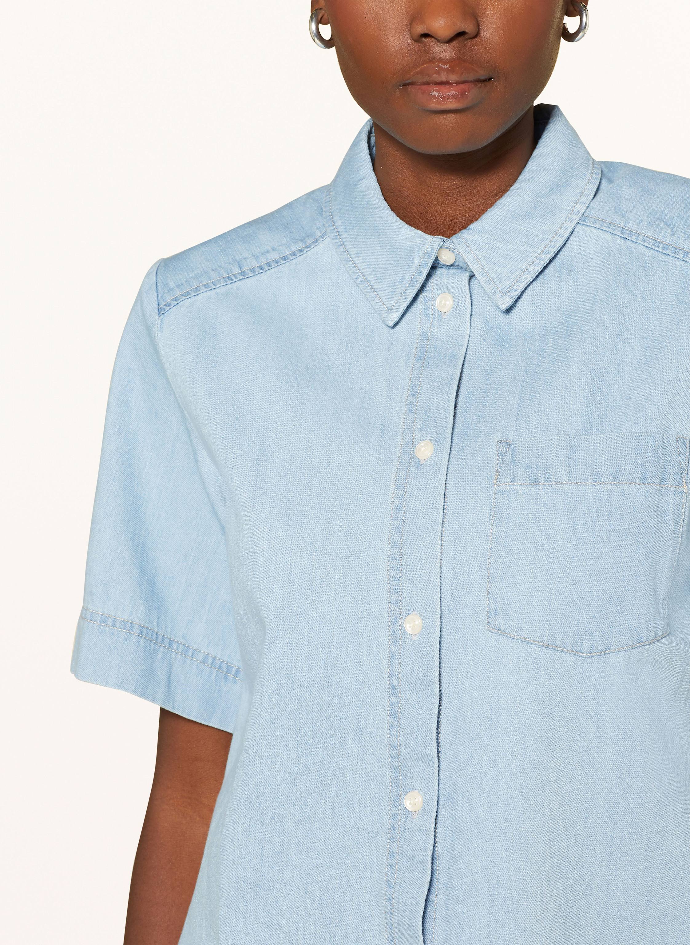 Thumbnail - Part Two Jeansbluse blau