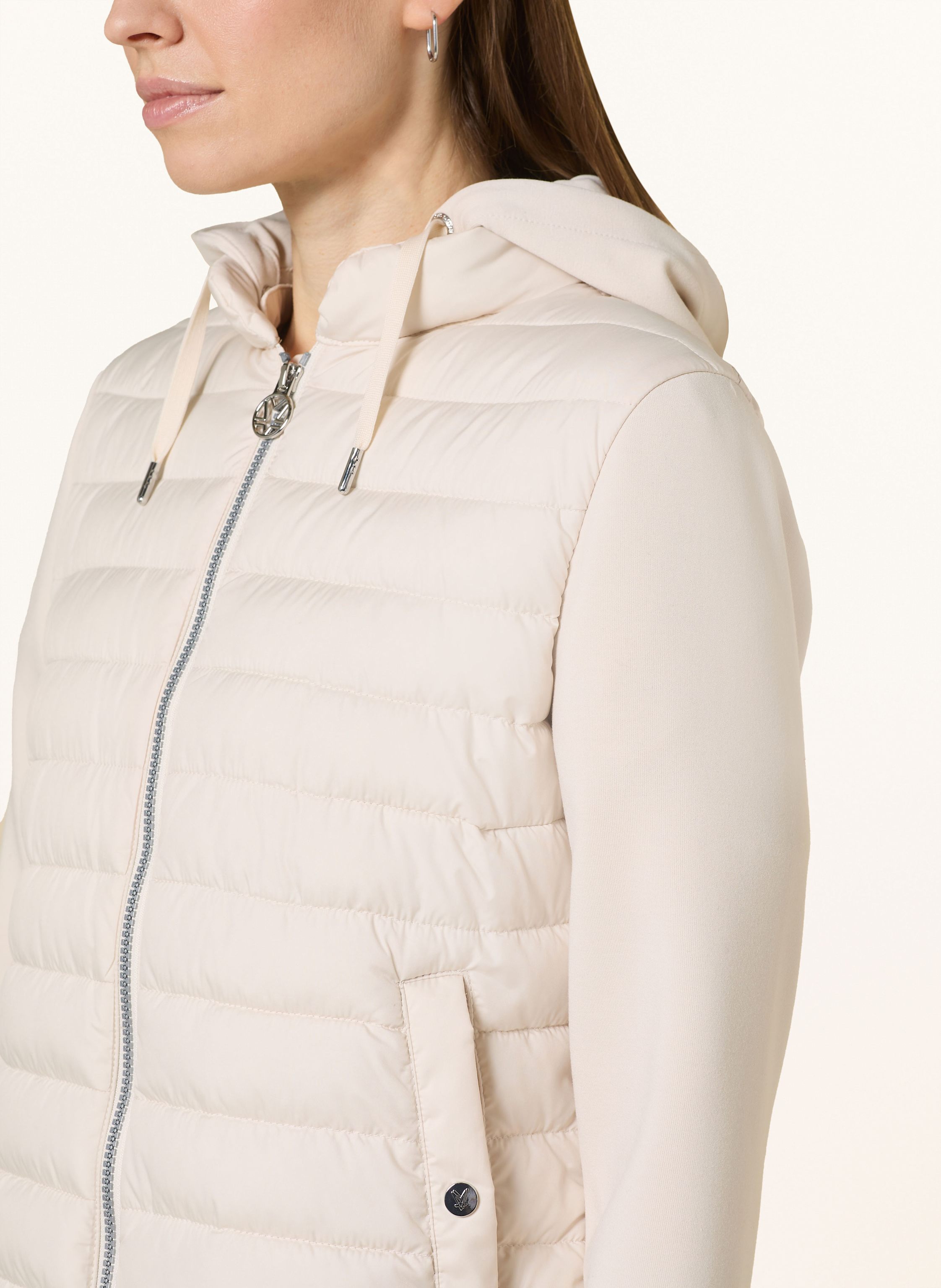 Thumbnail - Fuchs Schmitt Steppjacke Im Materialmix weiss
