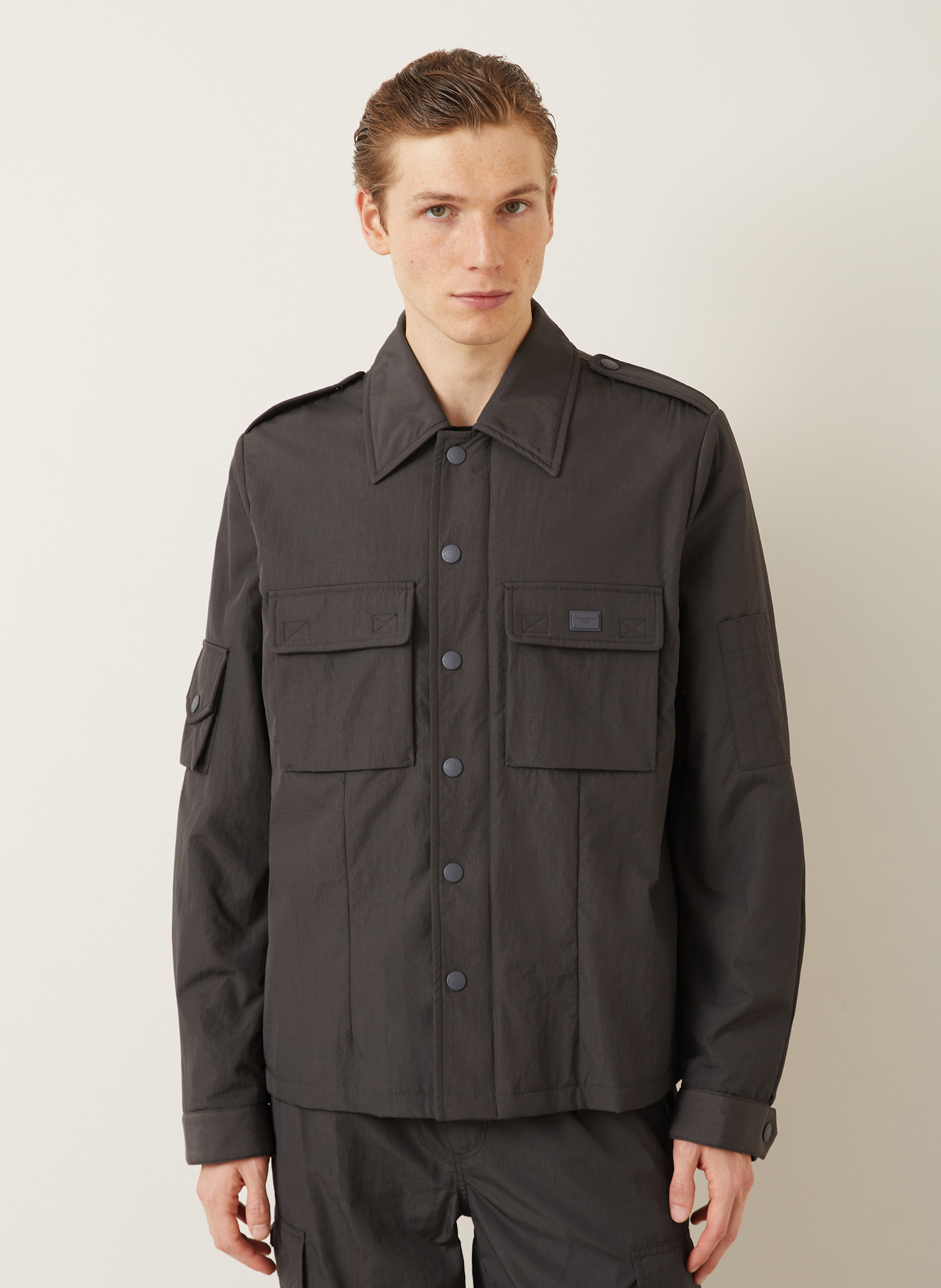 Thumbnail - Dolce & Gabbana Fieldjacket grau