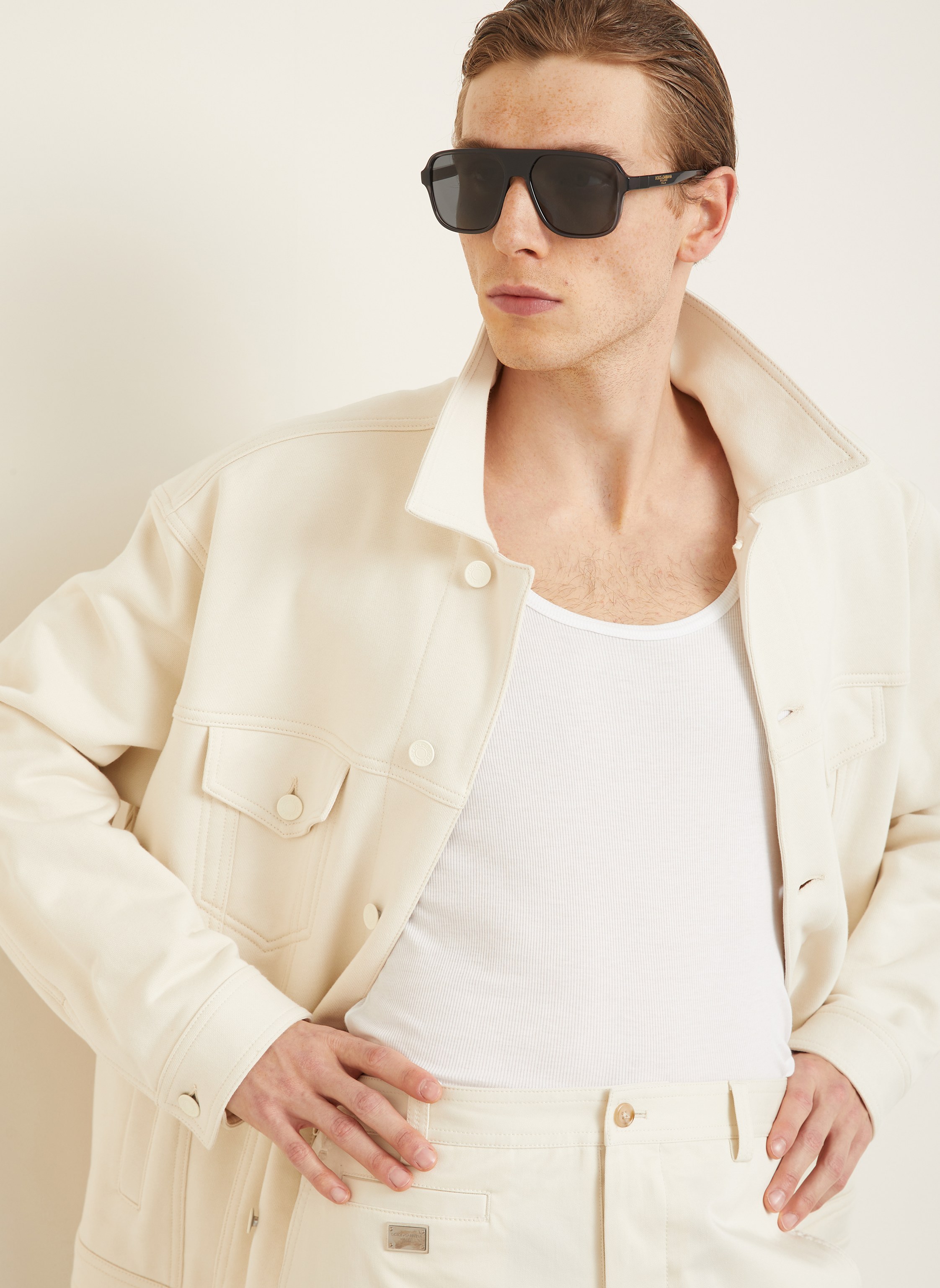 Thumbnail - Dolce & Gabbana Overjacket beige