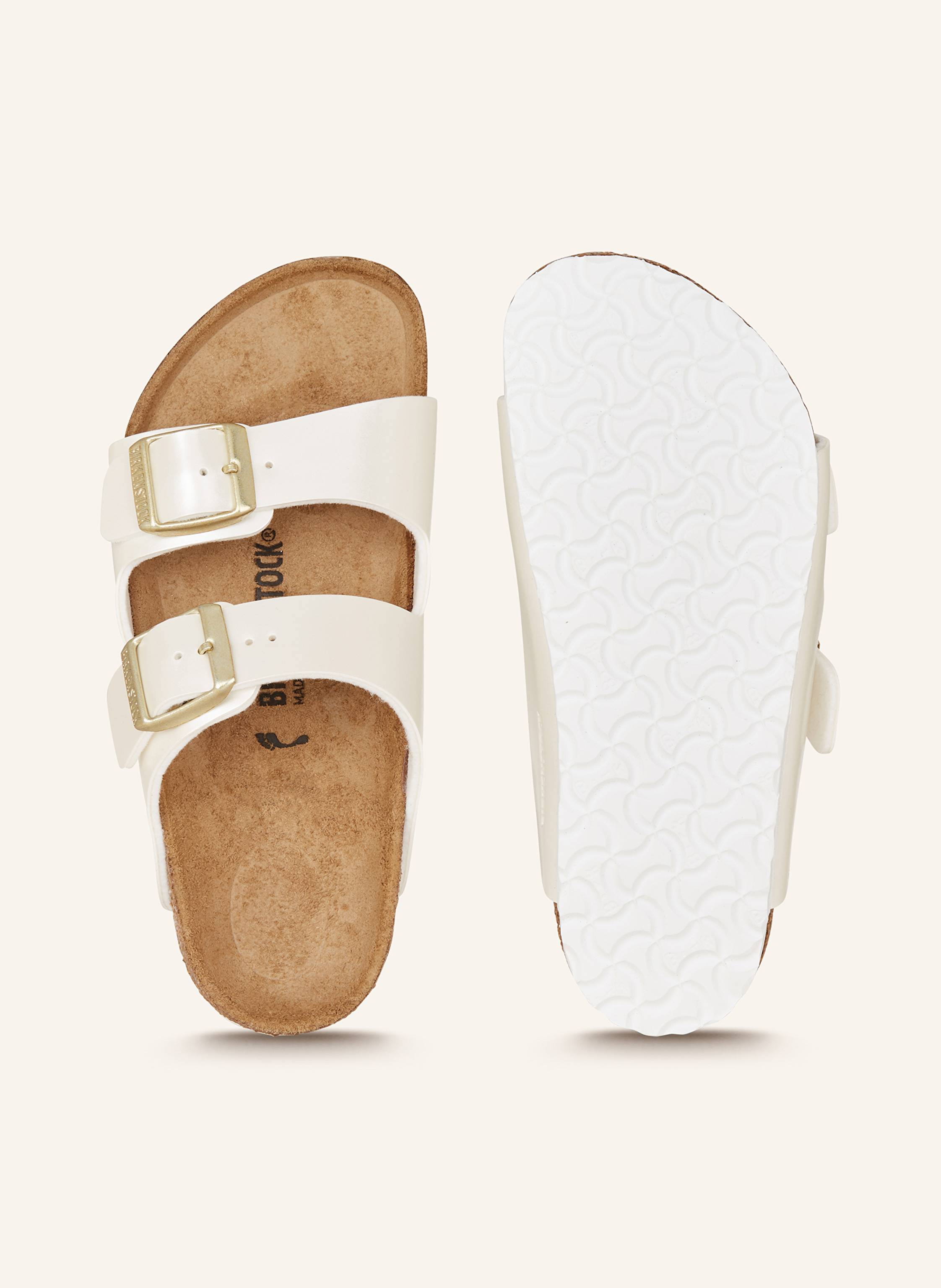 Thumbnail - Birkenstock Pantoletten Arizona weiss