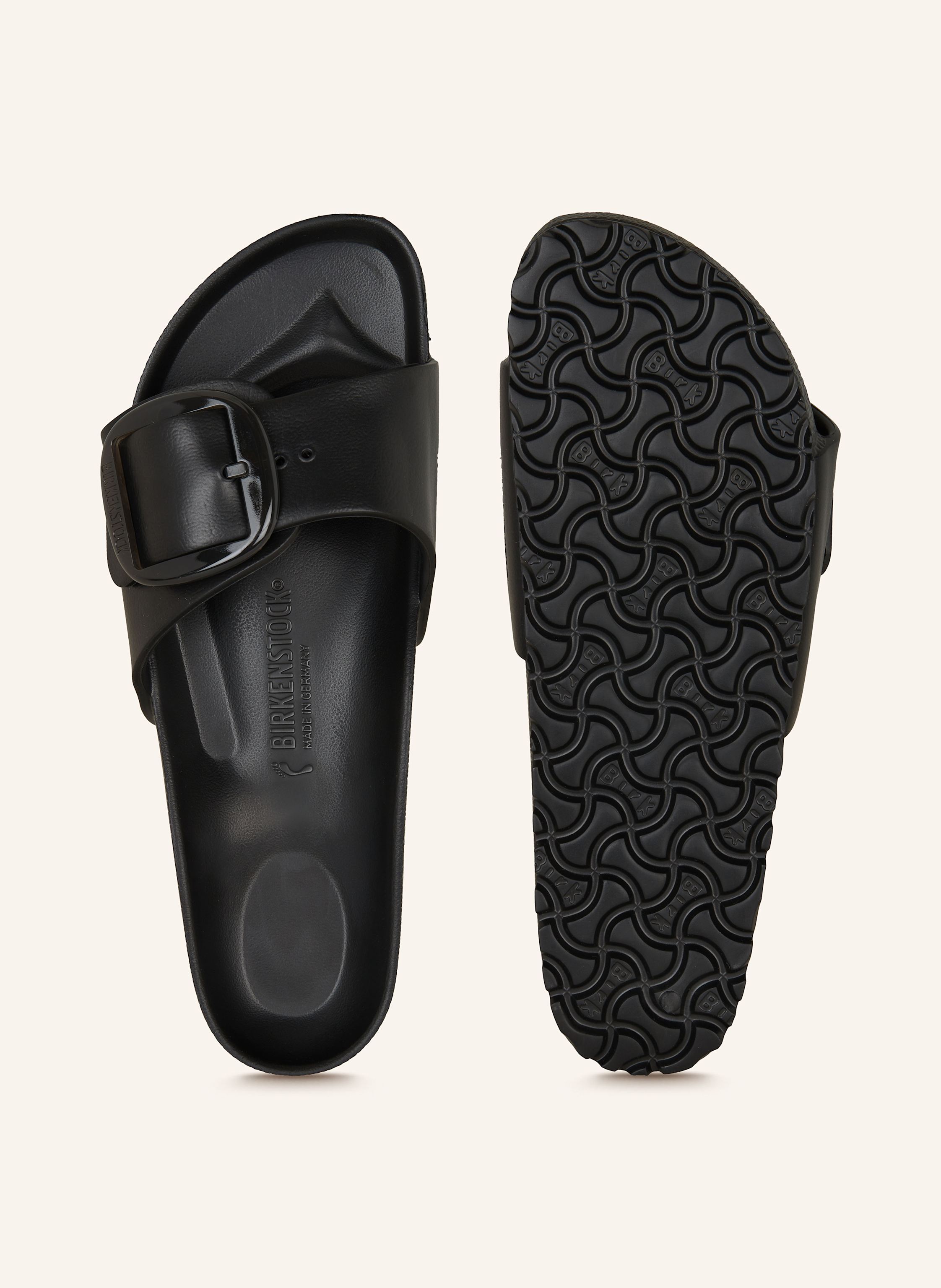 Thumbnail - Birkenstock Pantoletten Madrid Big Buckle Eva schwarz