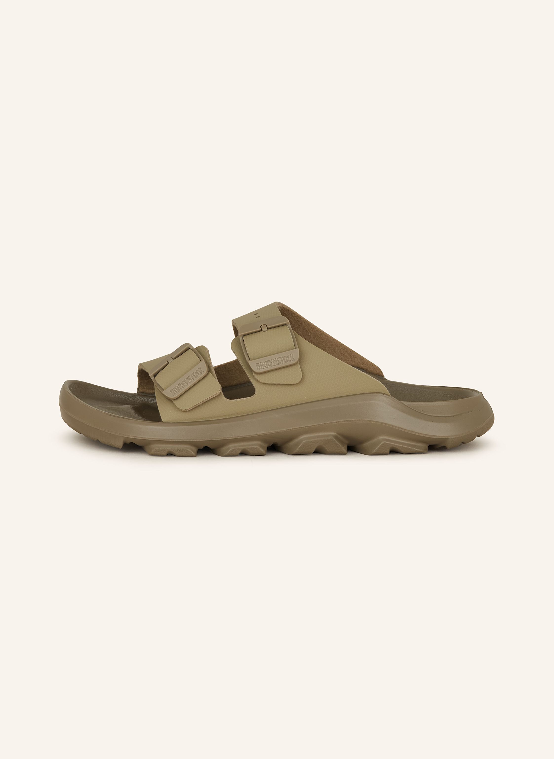 Thumbnail - Birkenstock Pantoletten Mogami Terra Stealth beige