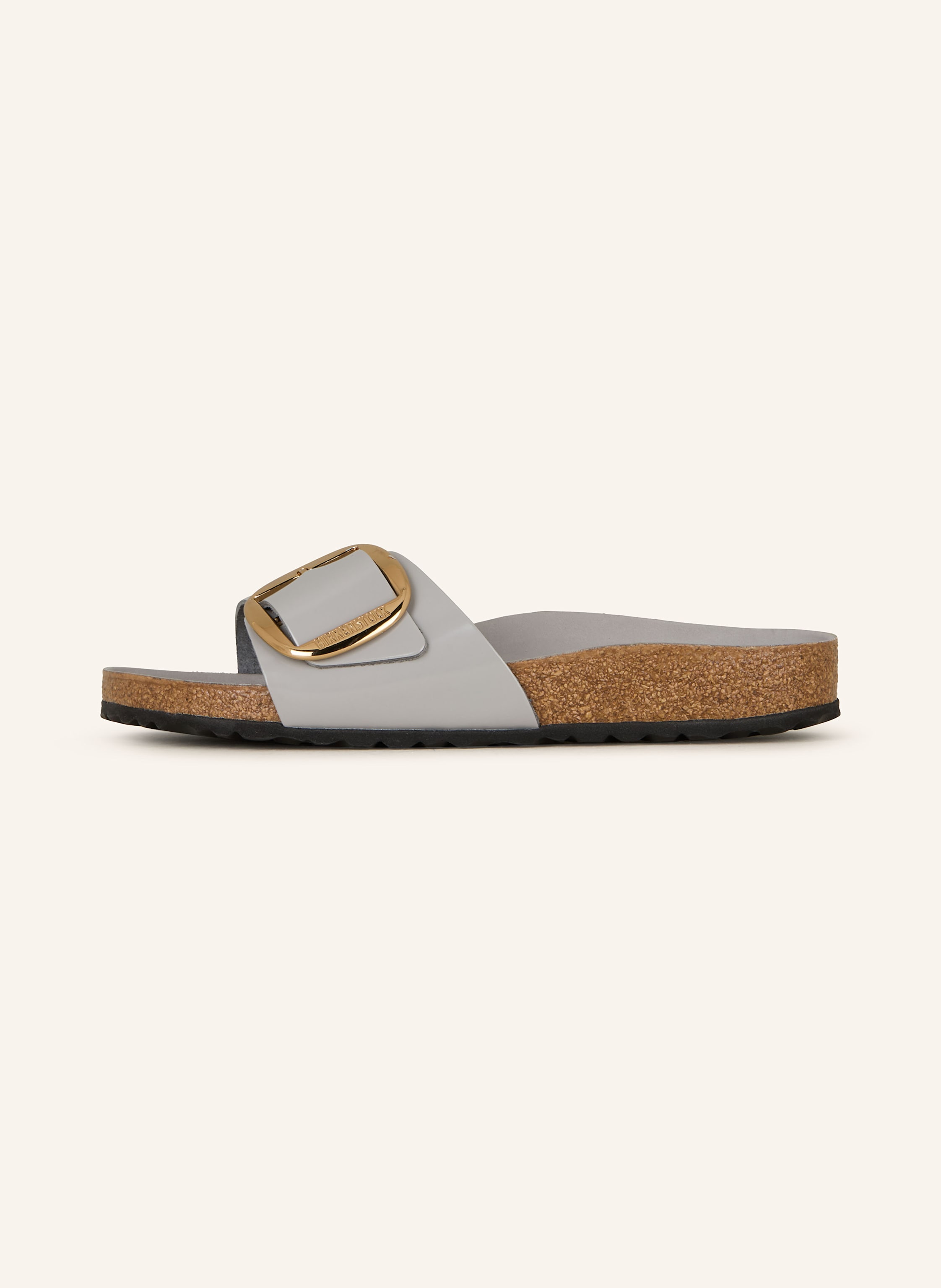 Thumbnail - Birkenstock Pantoletten Madrid Big Buckle grau