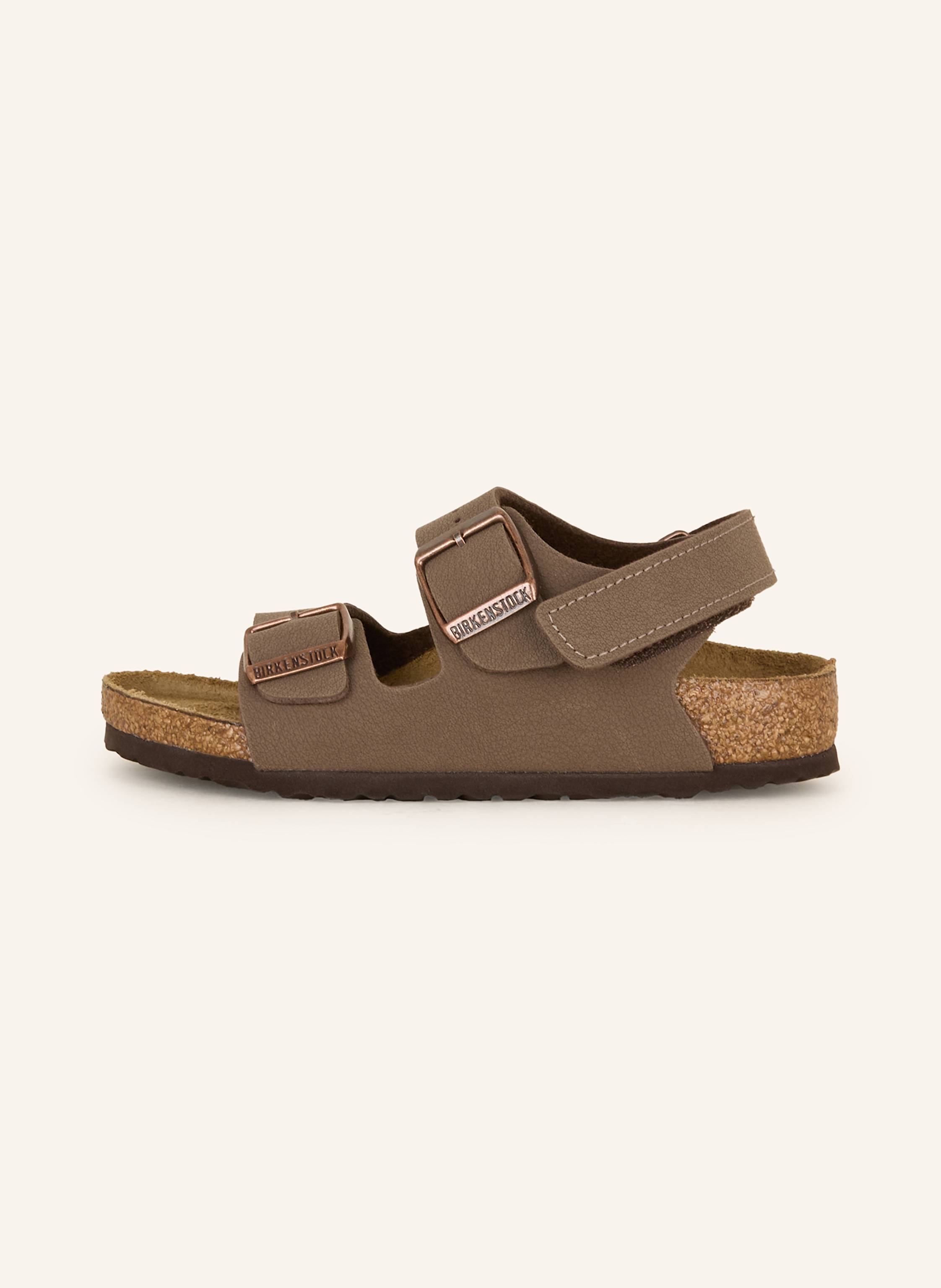 Thumbnail - Birkenstock Pantoletten Milano braun