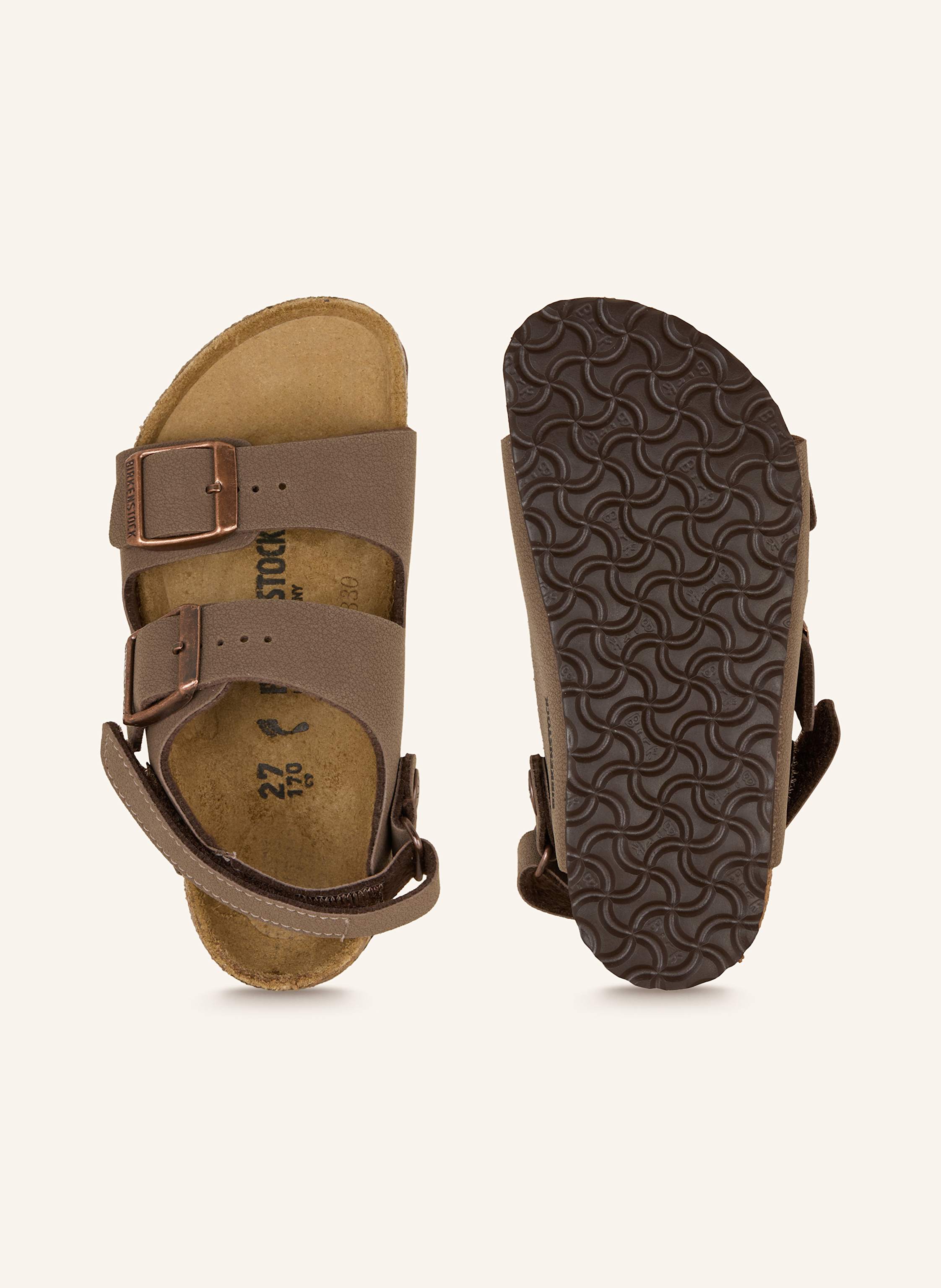Thumbnail - Birkenstock Pantoletten Milano braun