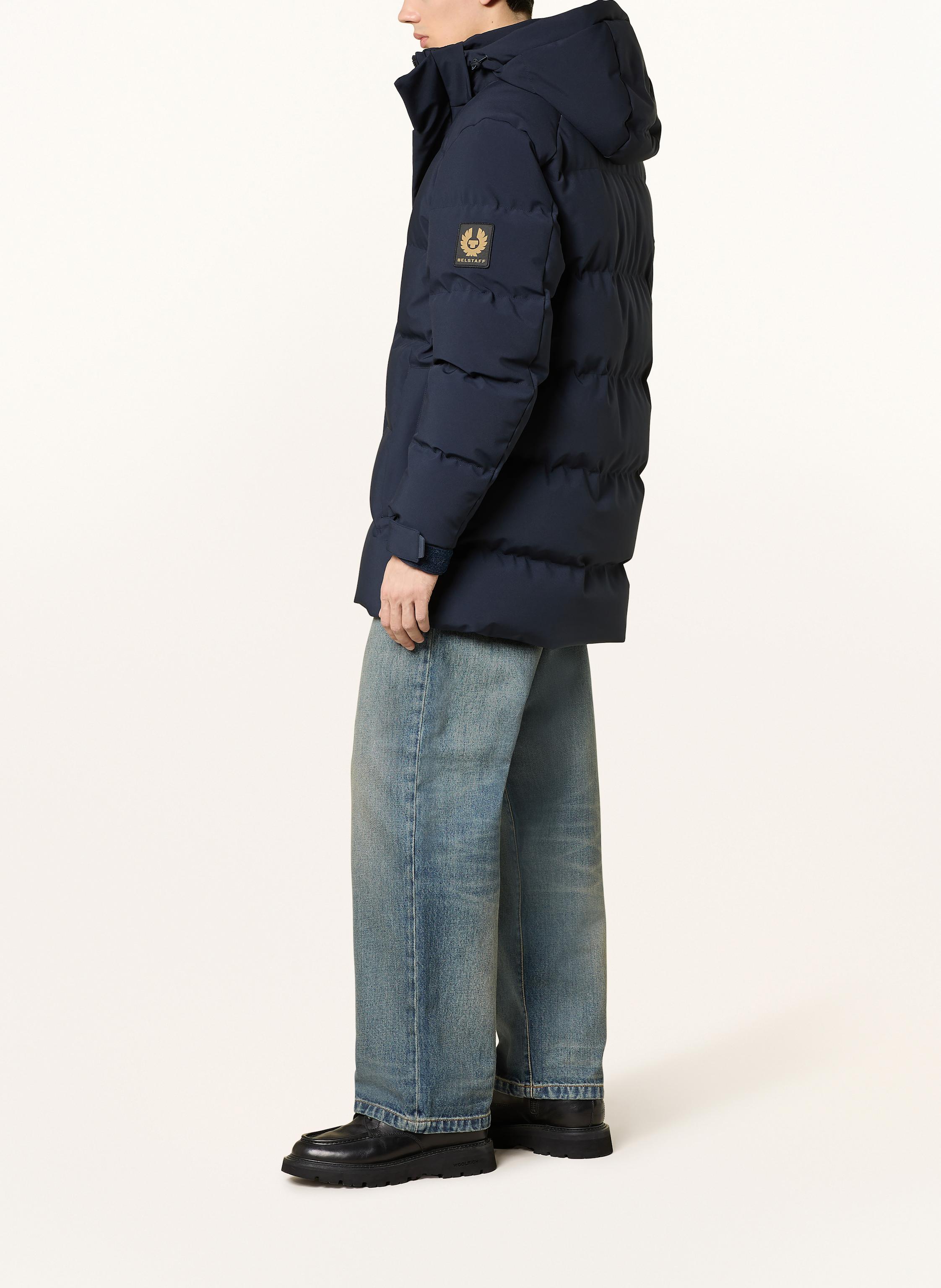 Thumbnail - Belstaff Daunenjacke Pendulum Mit Abnehmbarer Kapuze blau