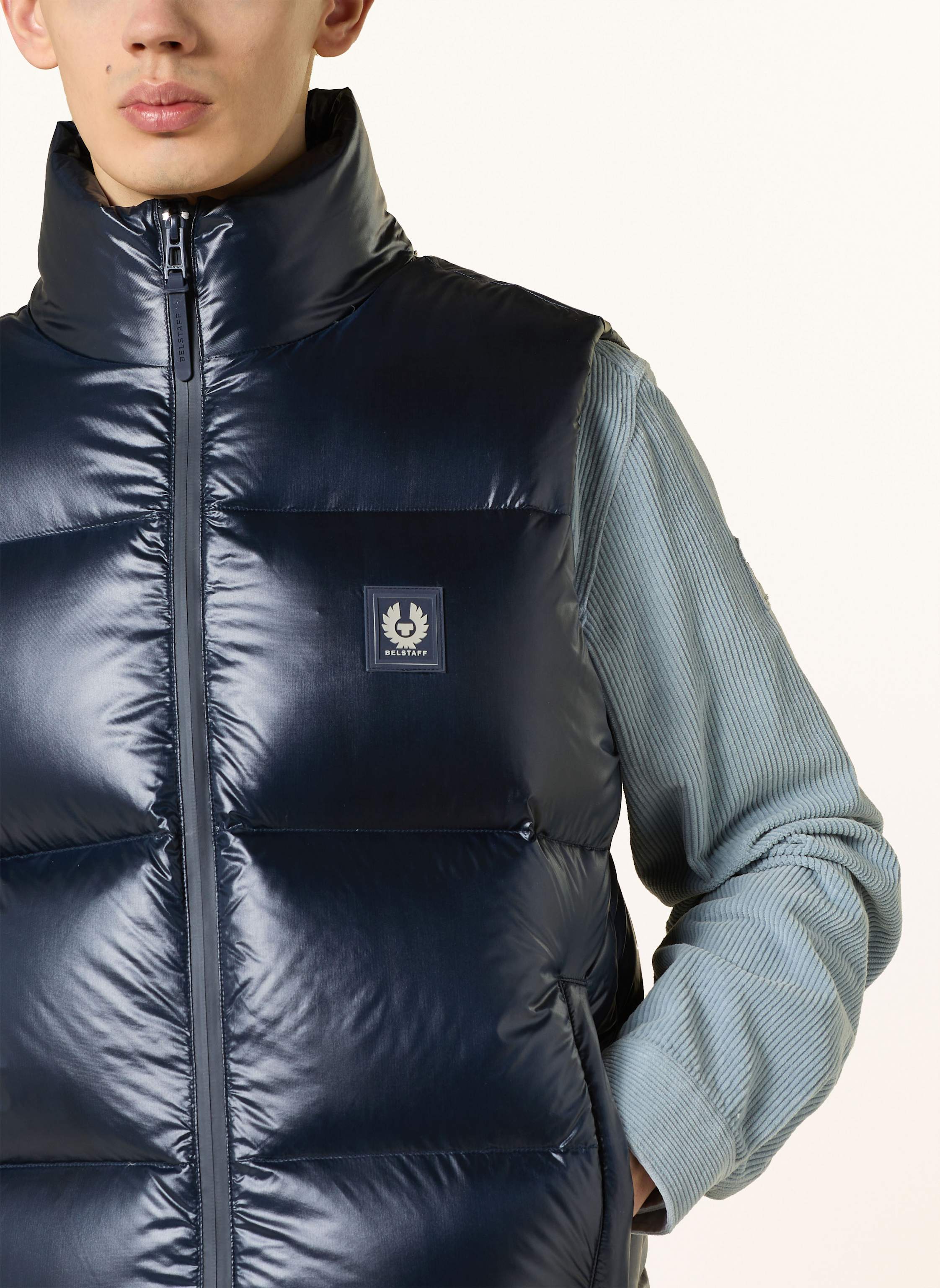 Thumbnail - Belstaff Daunenweste Resolve blau