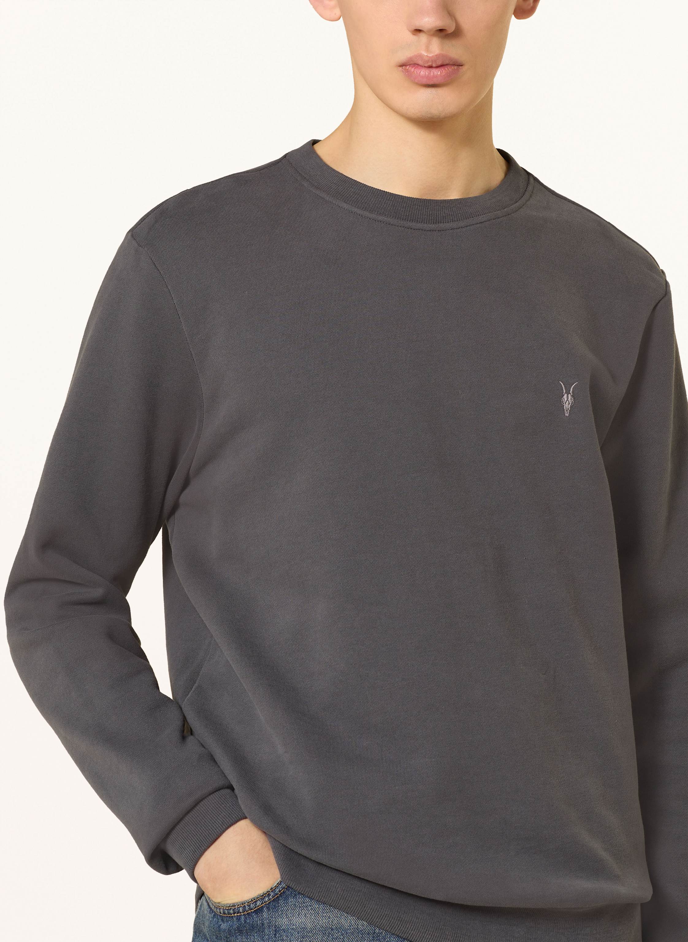 Thumbnail - Allsaints Sweatshirt Raven Crew grau