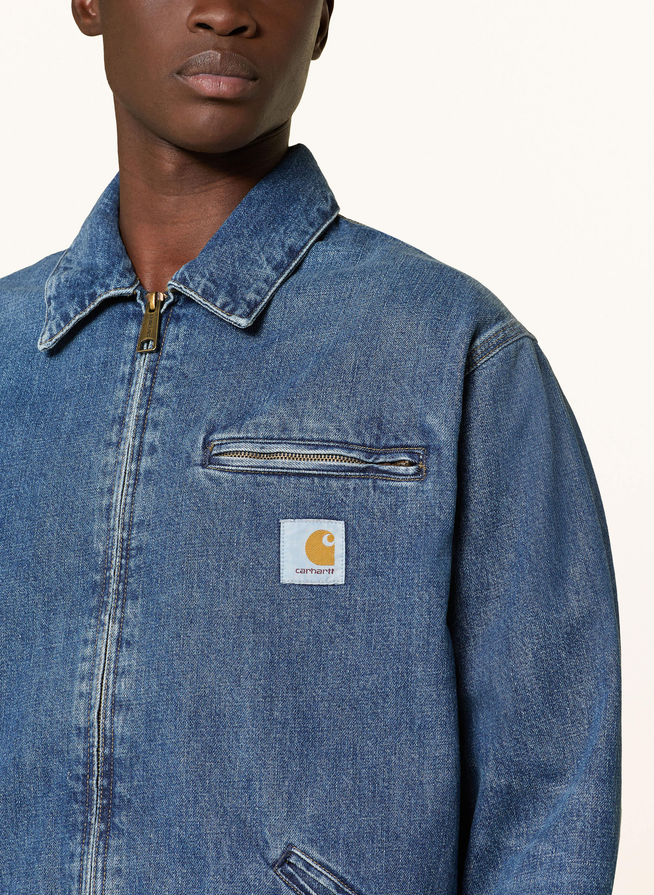 Thumbnail - Carhartt Wip Jeansjacke Camano blau