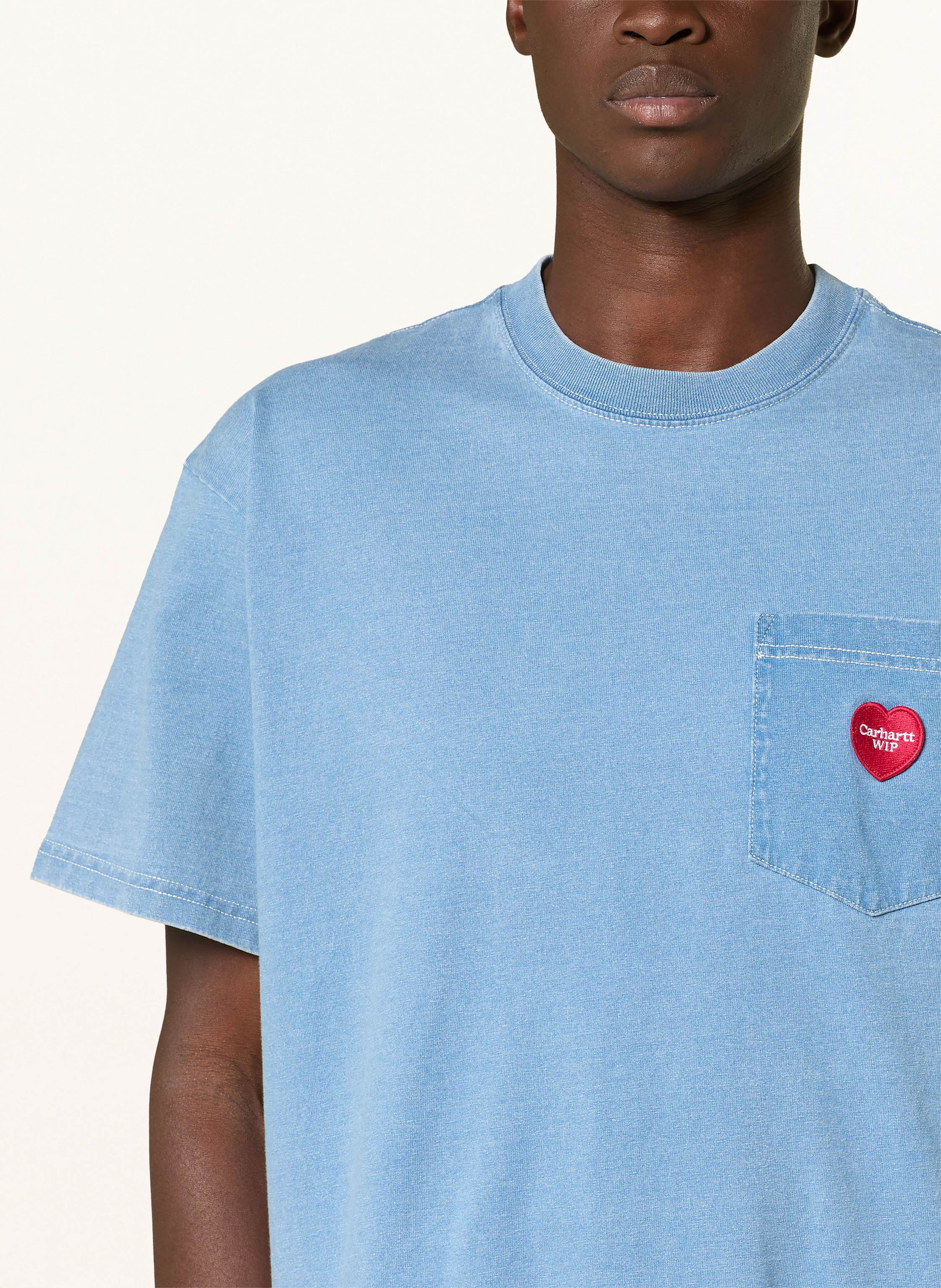 Thumbnail - Carhartt Wip T-Shirt Ingo Pocket In Jeansoptik blau