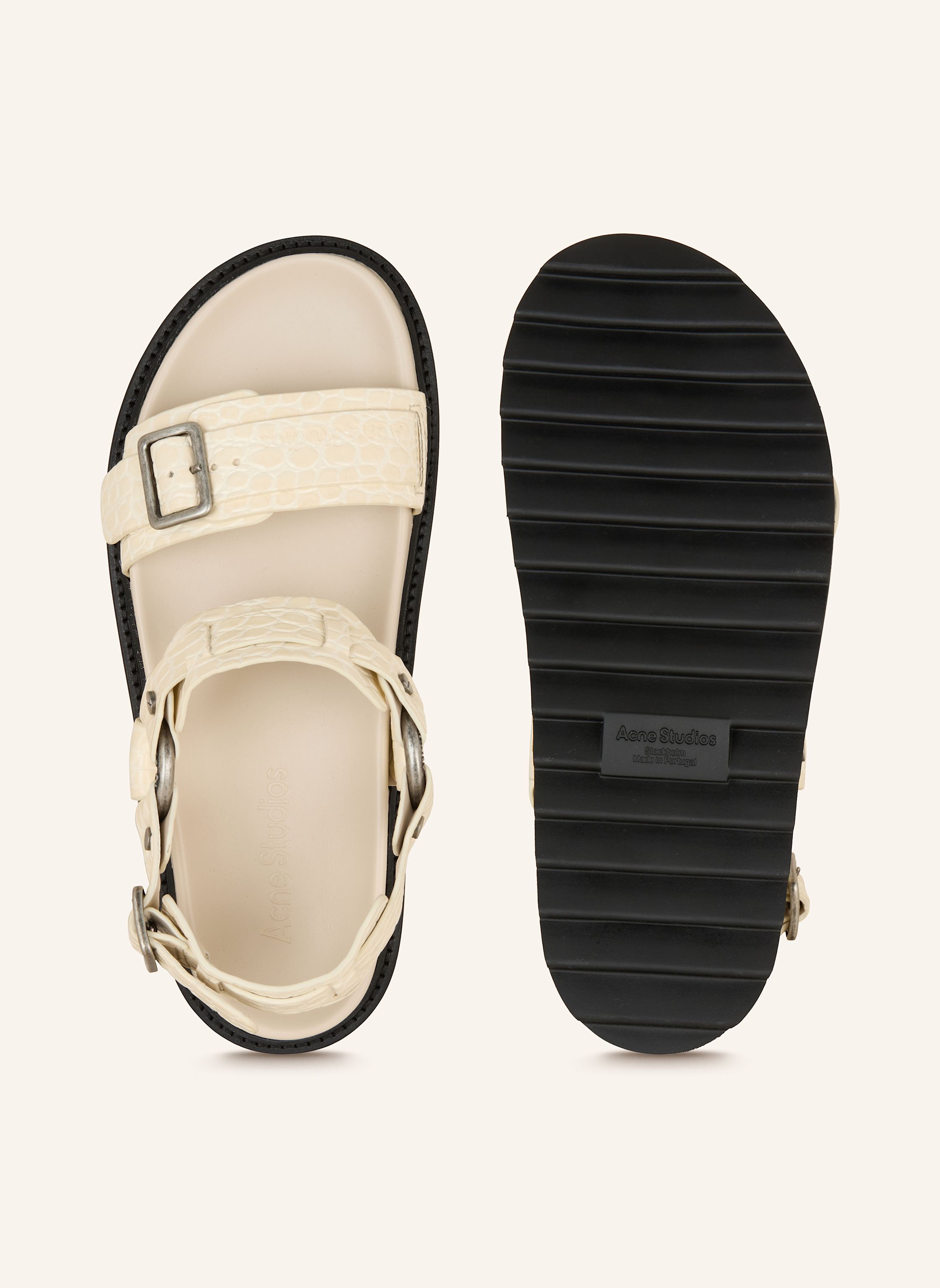 Thumbnail - Acne Studios Sandalen beige