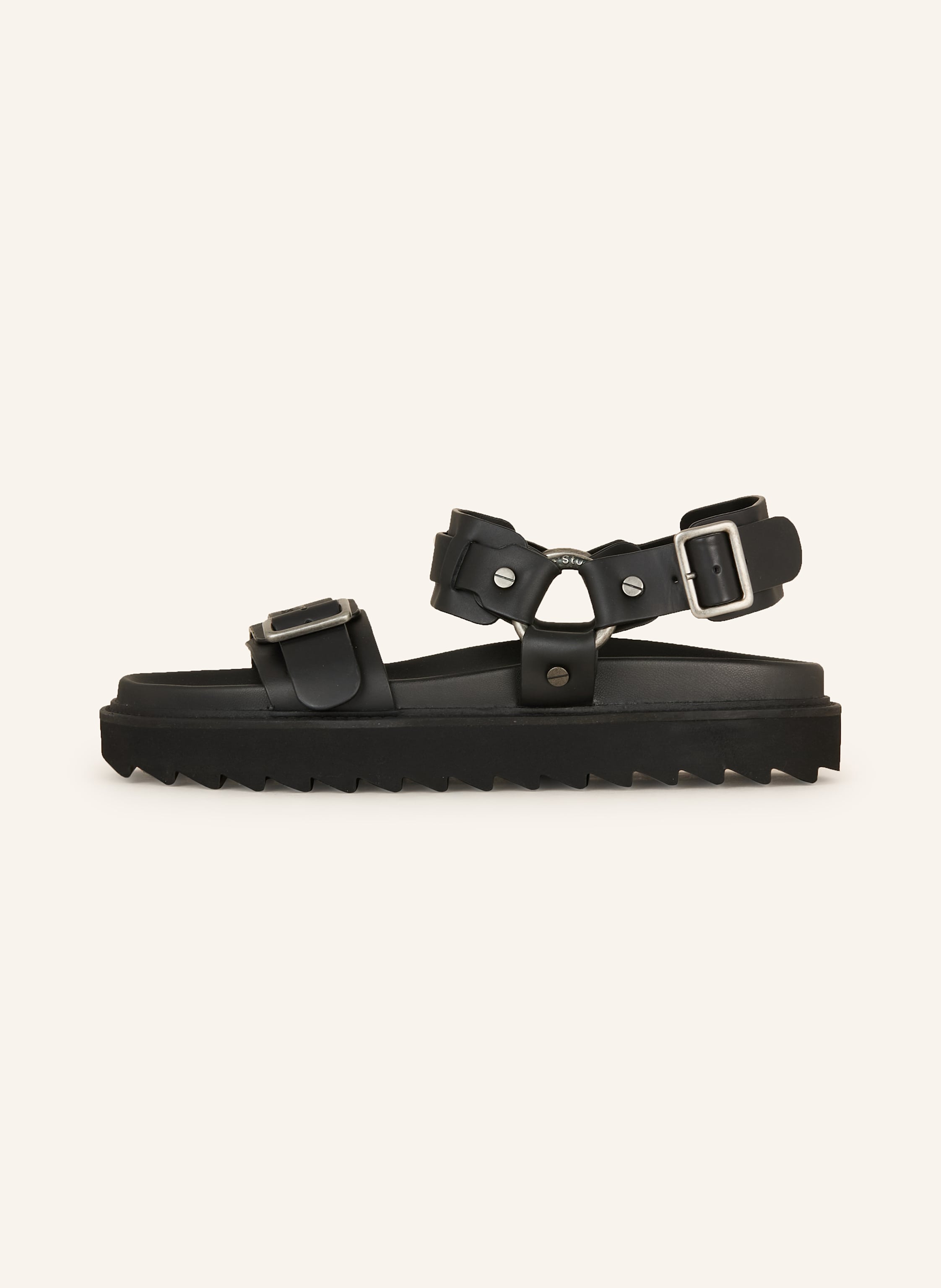 Thumbnail - Acne Studios Plateau-Sandalen schwarz