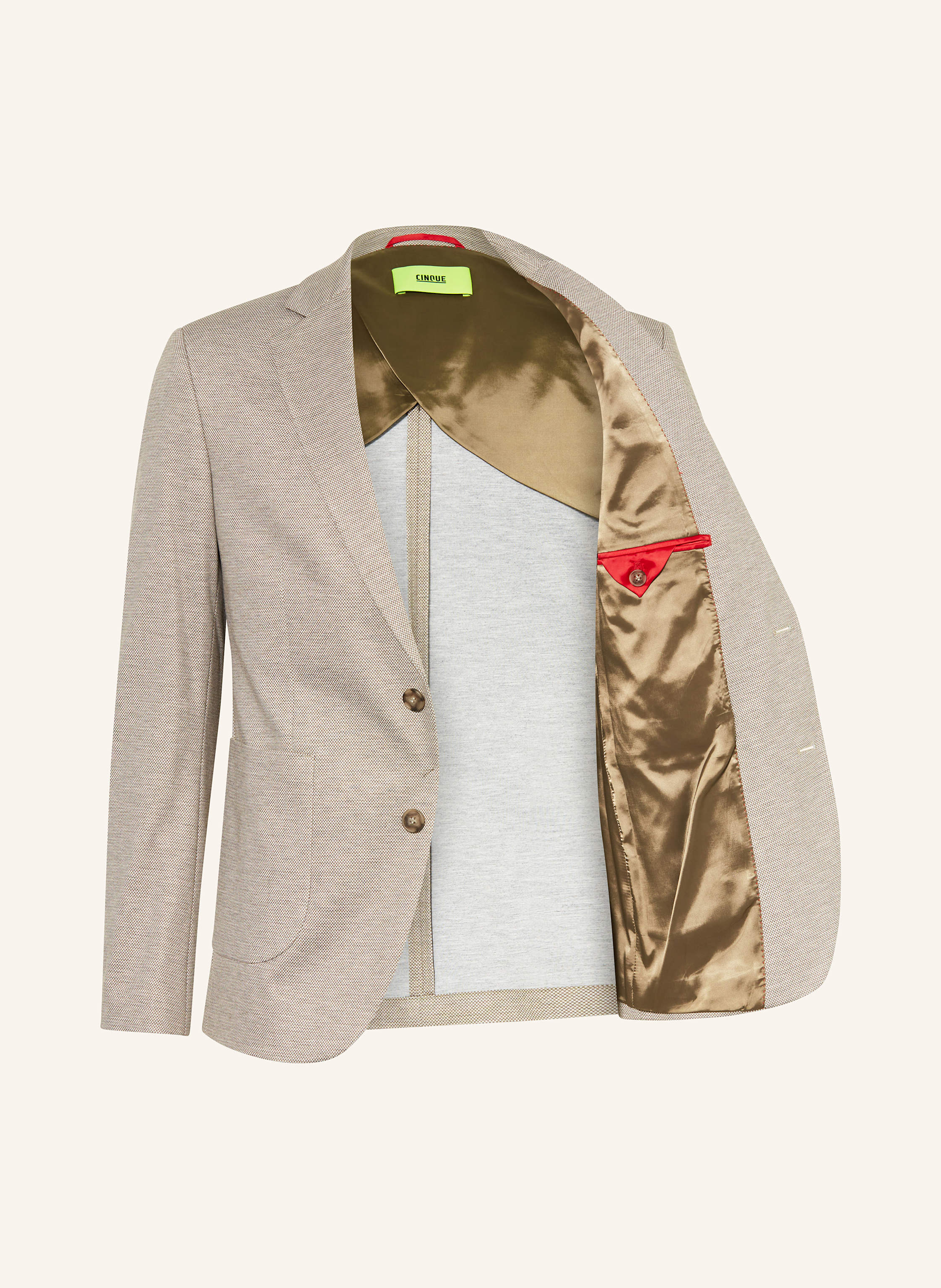 Thumbnail - Cinque Jerseysakko Cidati Regular Fit braun