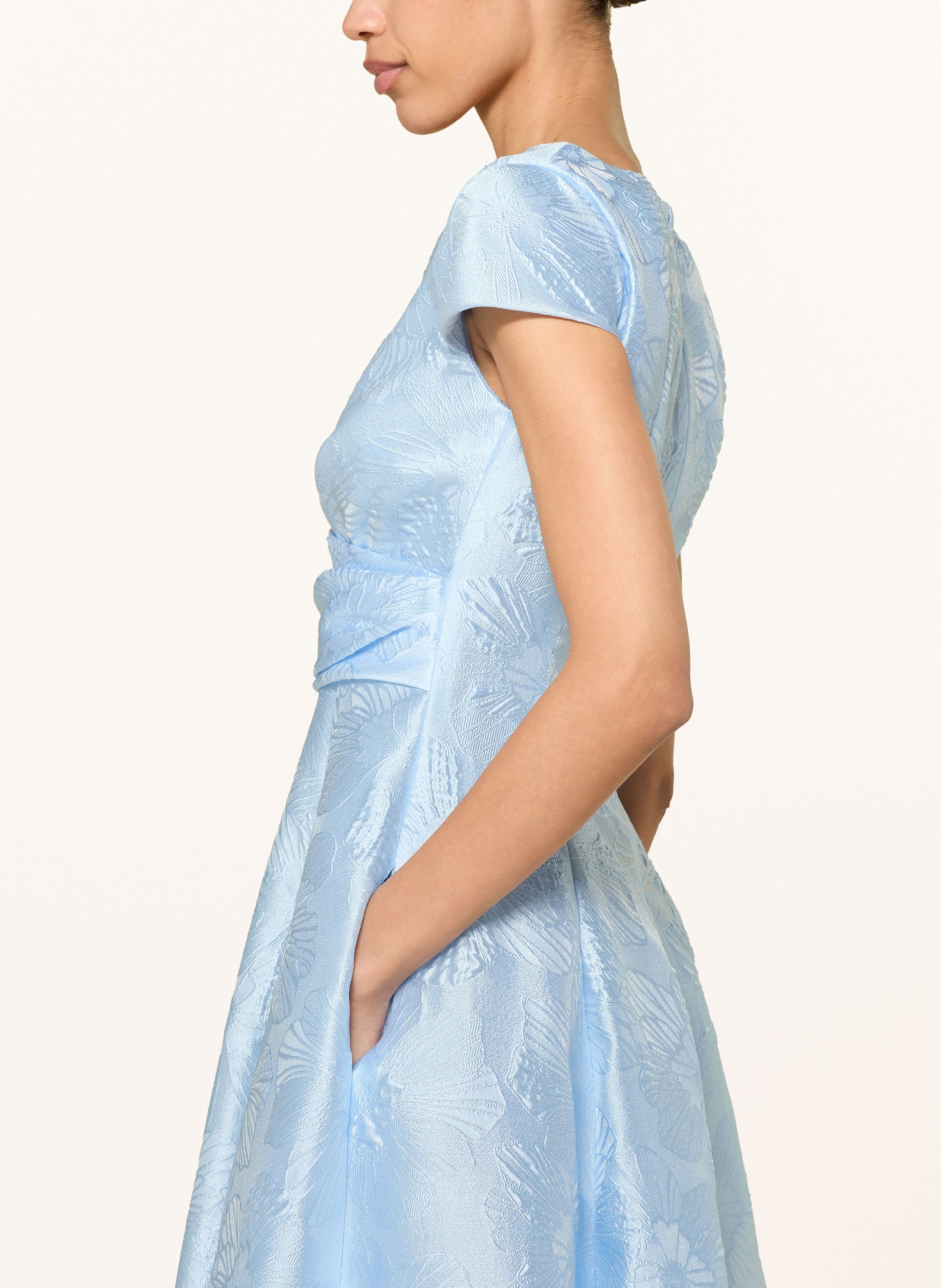 Thumbnail - Talbot Runhof Jacquard-Kleid blau